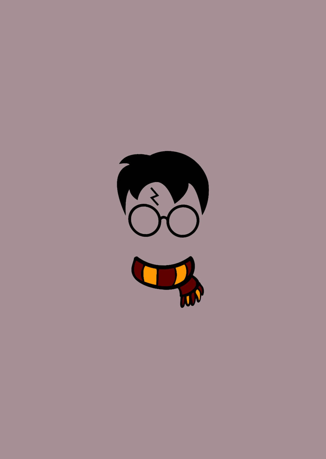 Cute Harry Potter Art Scarf Background