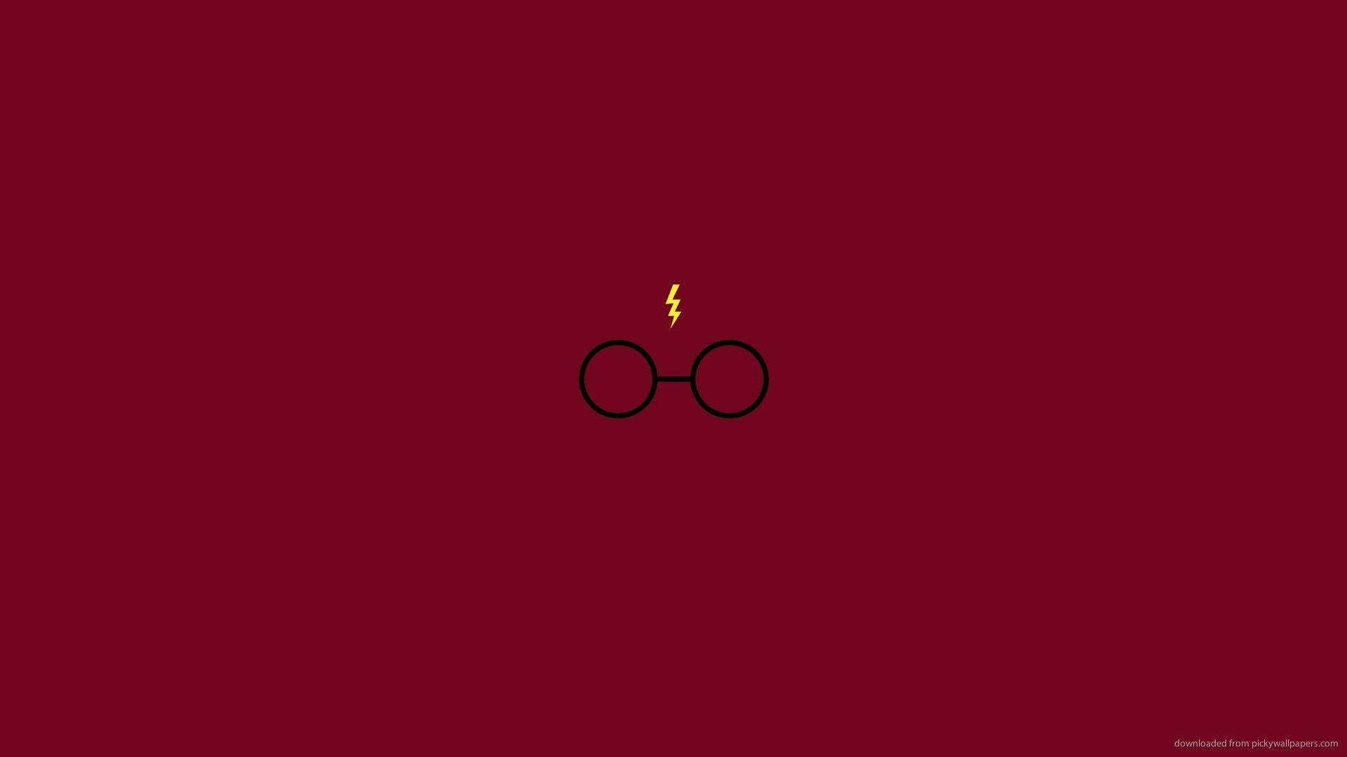 Cute Harry Potter Glasses Lightning Background