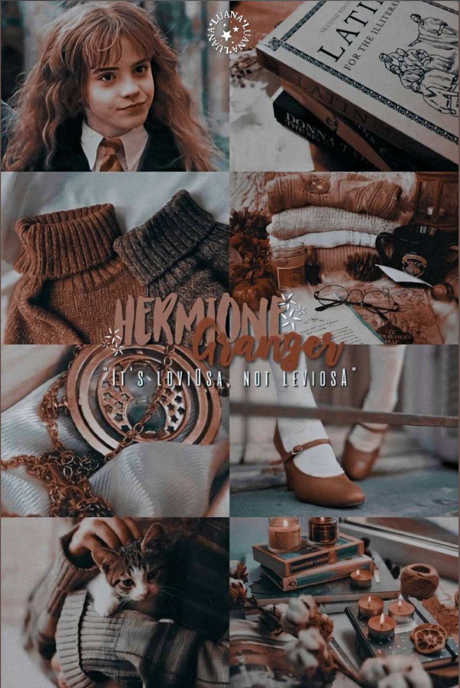 Cute Harry Potter Hermione Aesthetic Background