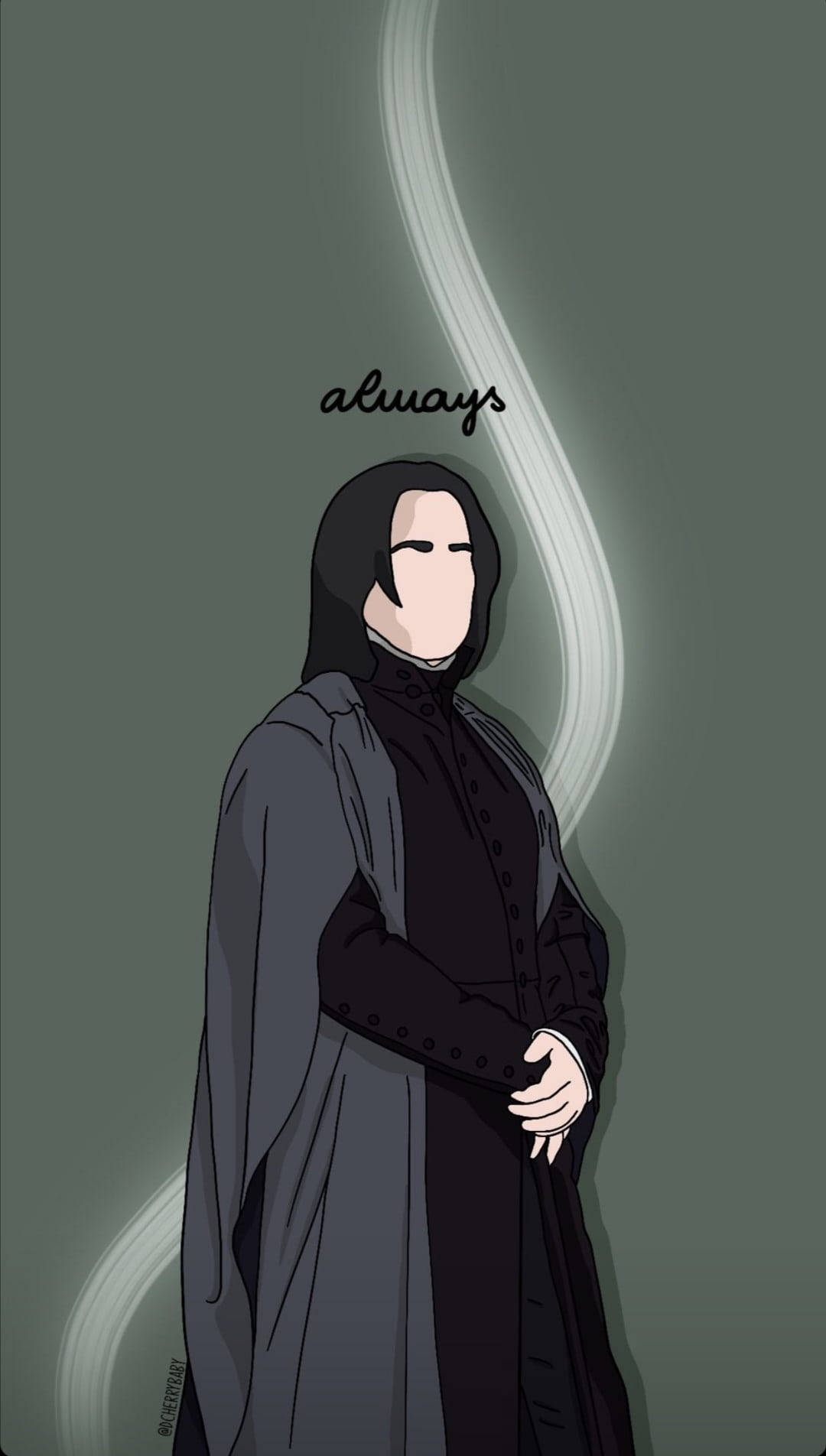 Cute Harry Potter Snape Always Background