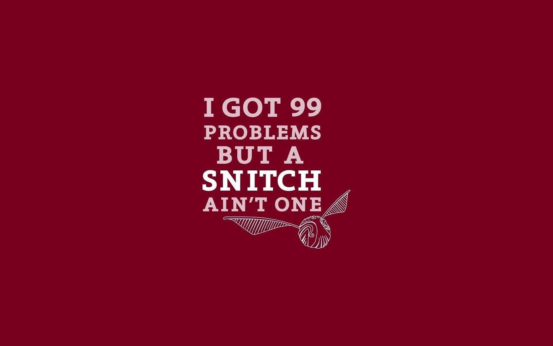 Cute Harry Potter Snitch Art Problems Background