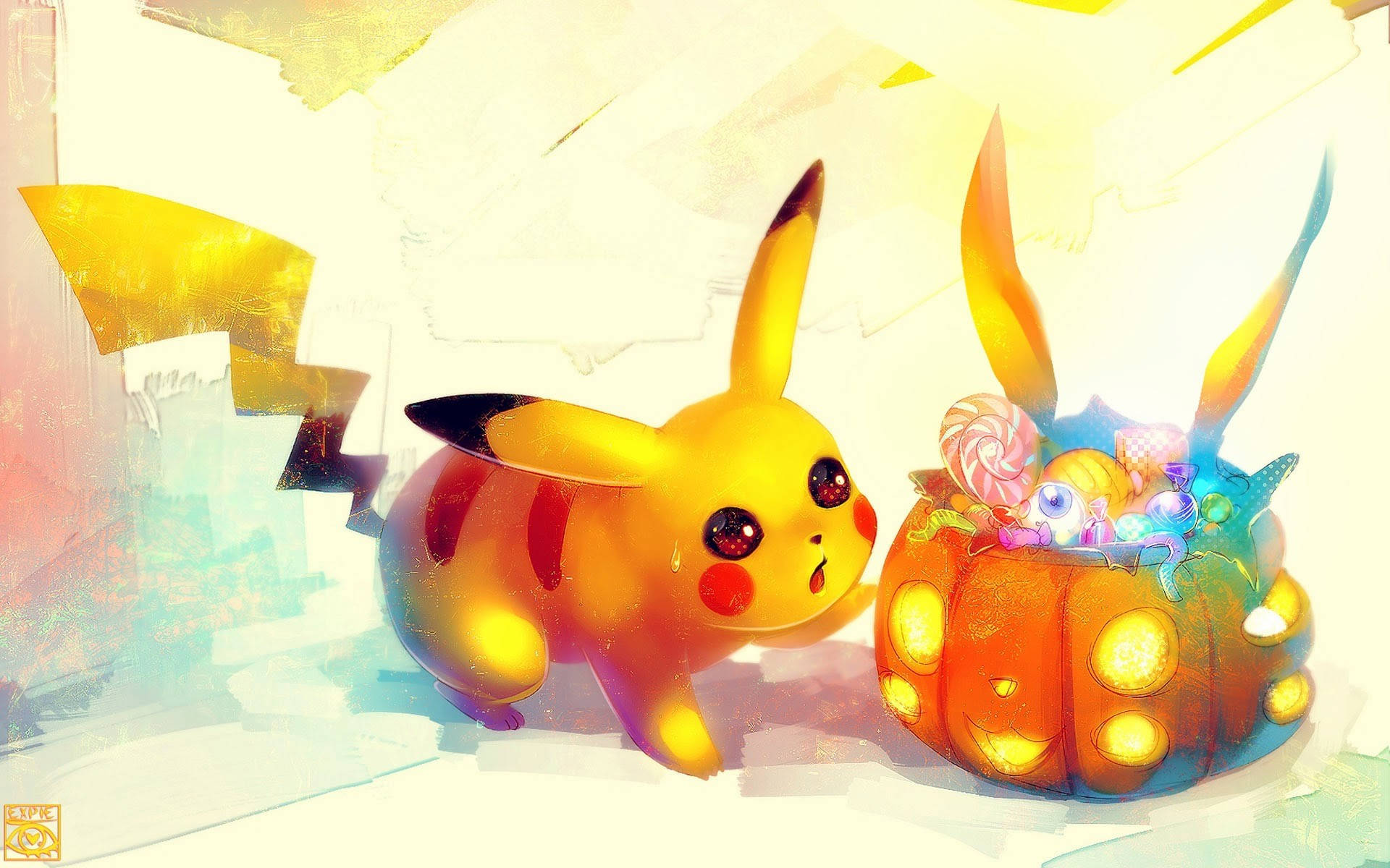 Cute Hd Pikachu Drawing Background