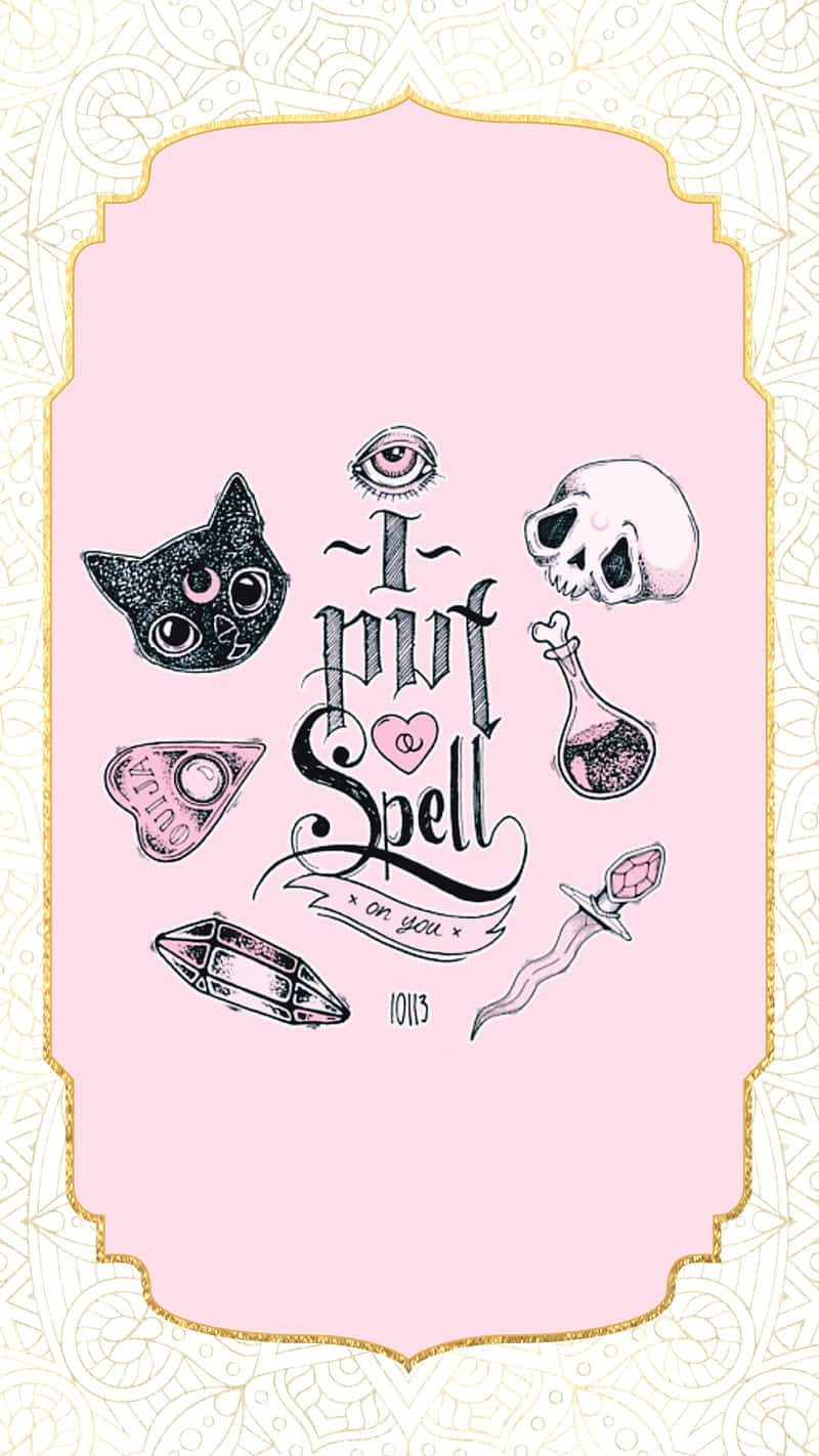 Cute Hocus Pocus Spell Illustration