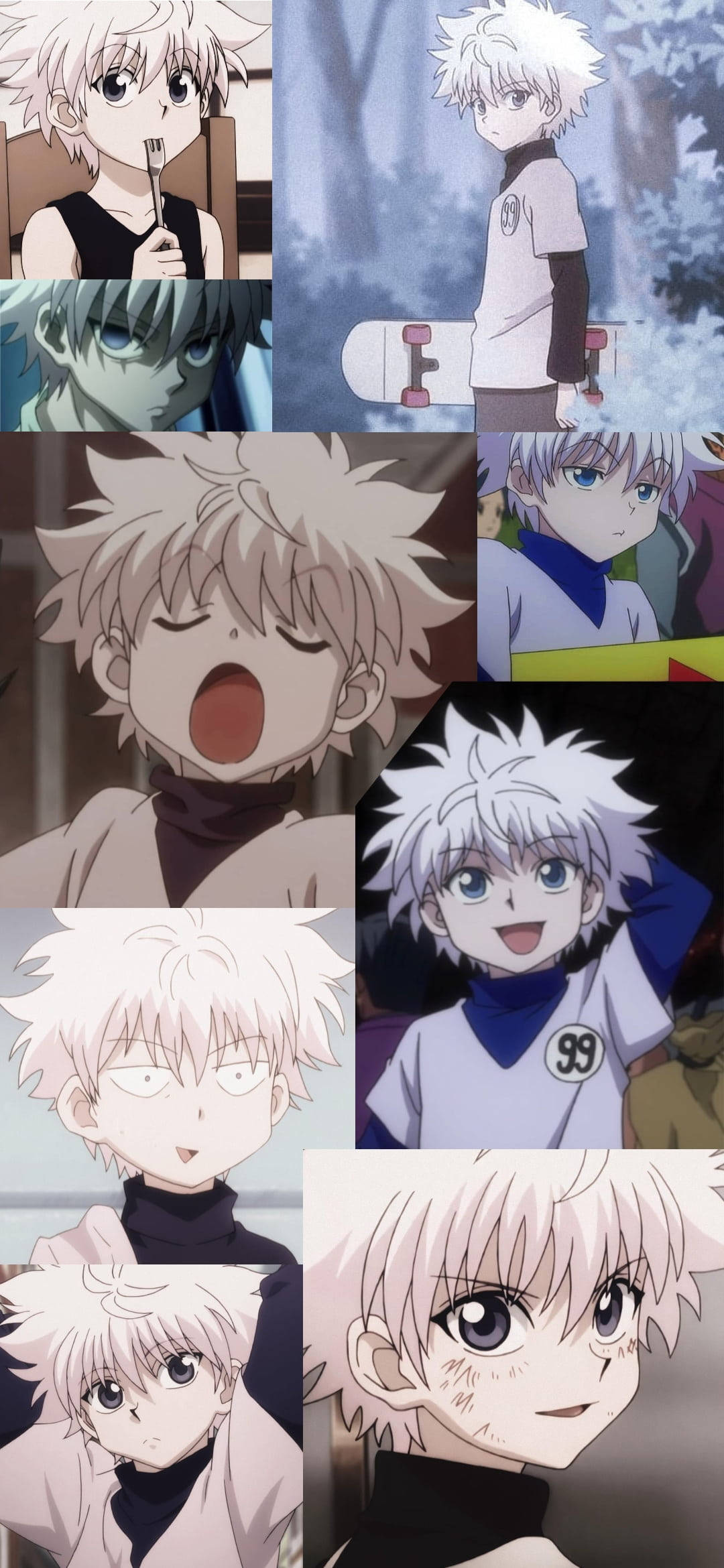 Cute Hunter X Hunter Killua Pfp Anime Collage Background