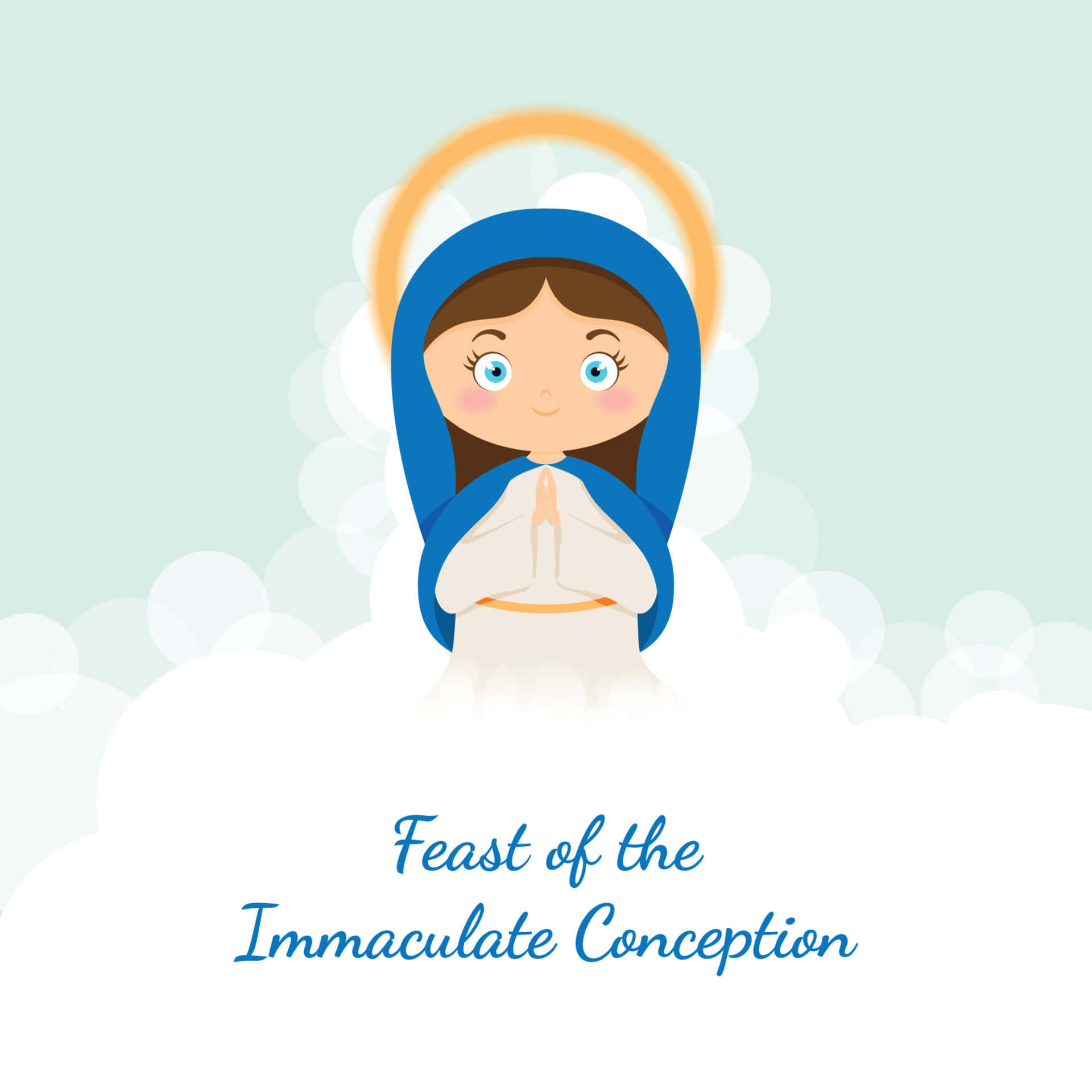 Cute Immaculate Conception Art
