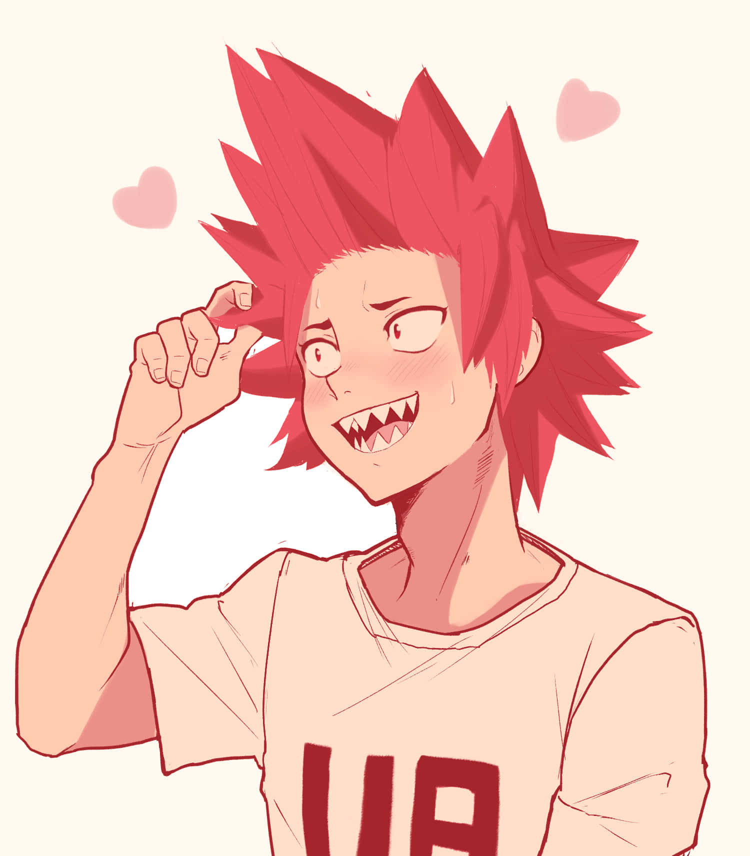 Cute In-love Kirishima Background