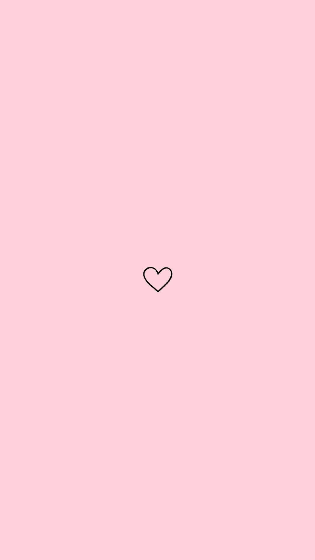 Cute Instagram Background With Heart Background