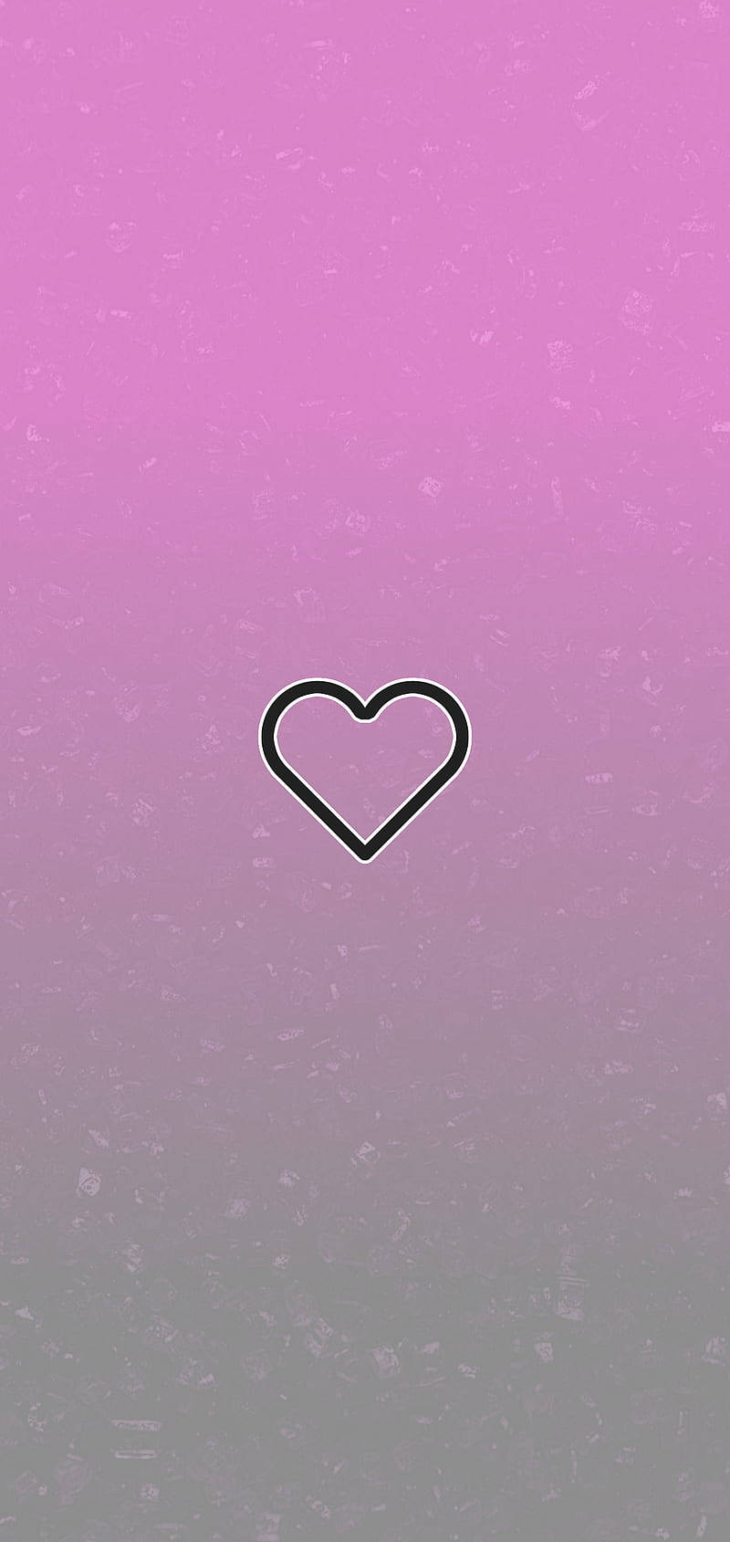 Cute Instagram Heart On Gradient Background