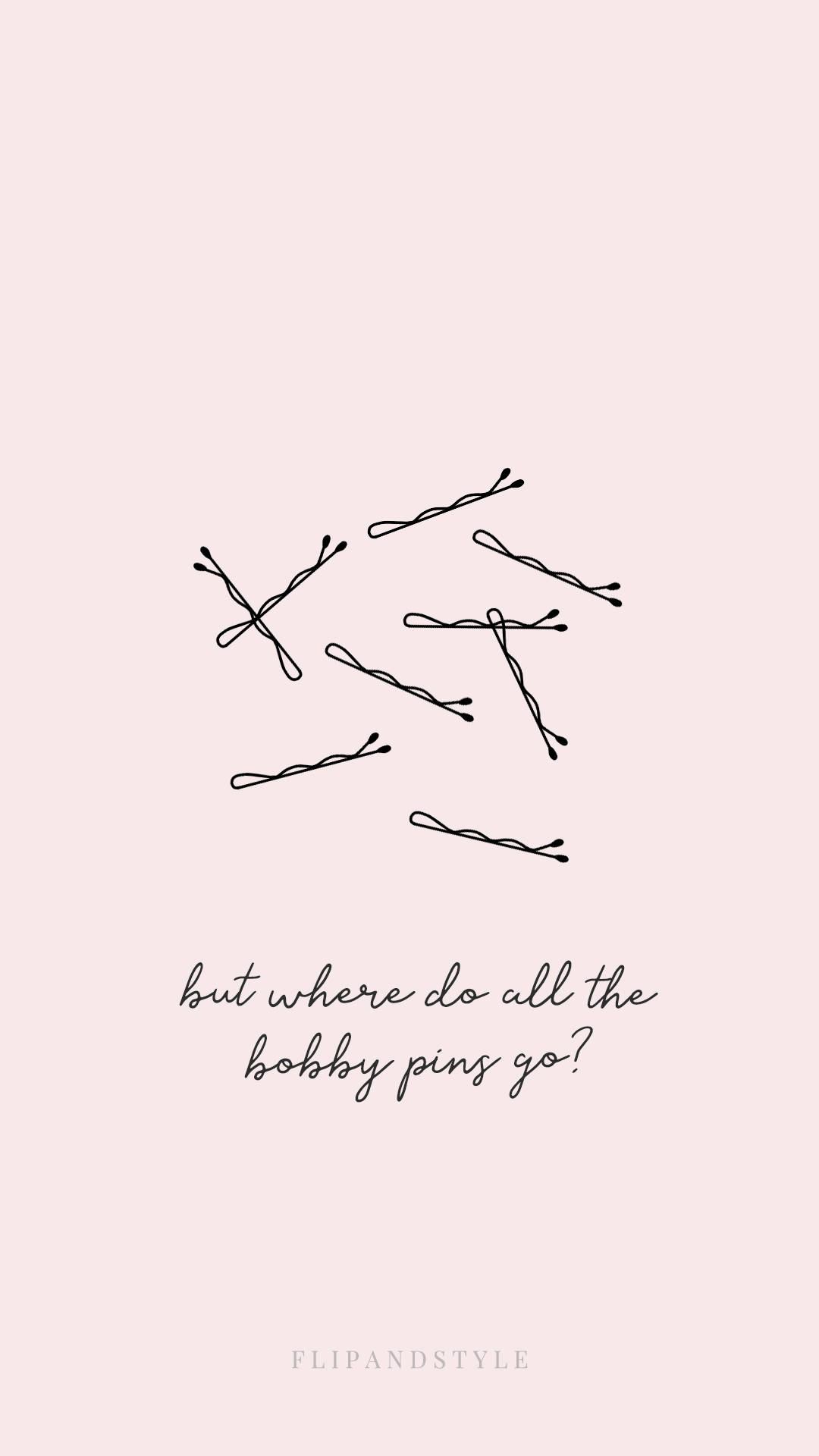 Cute Instagram With Bobby Pins Background