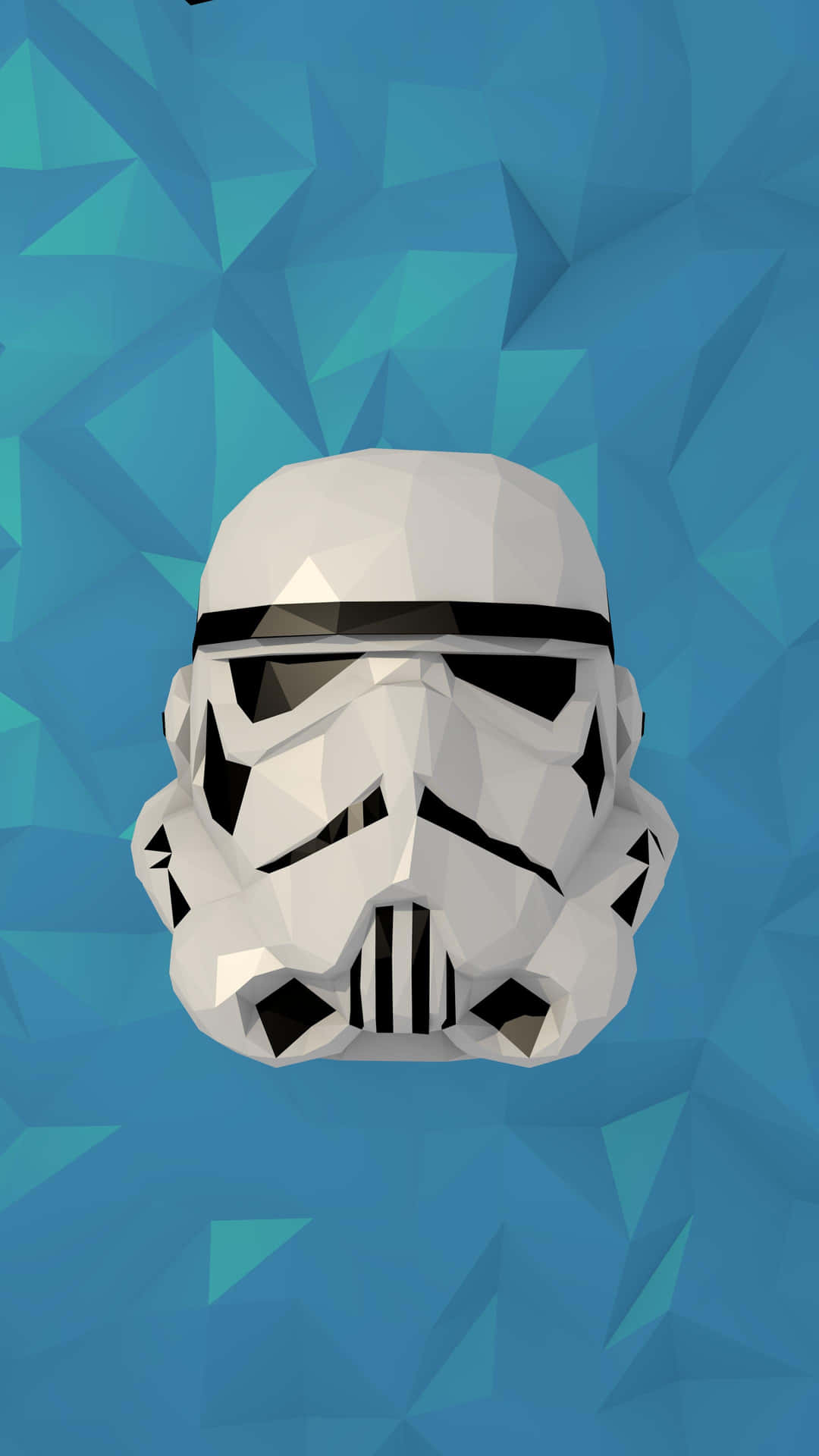 Cute Iphone Teal Star Wars Stormtrooper Head Background