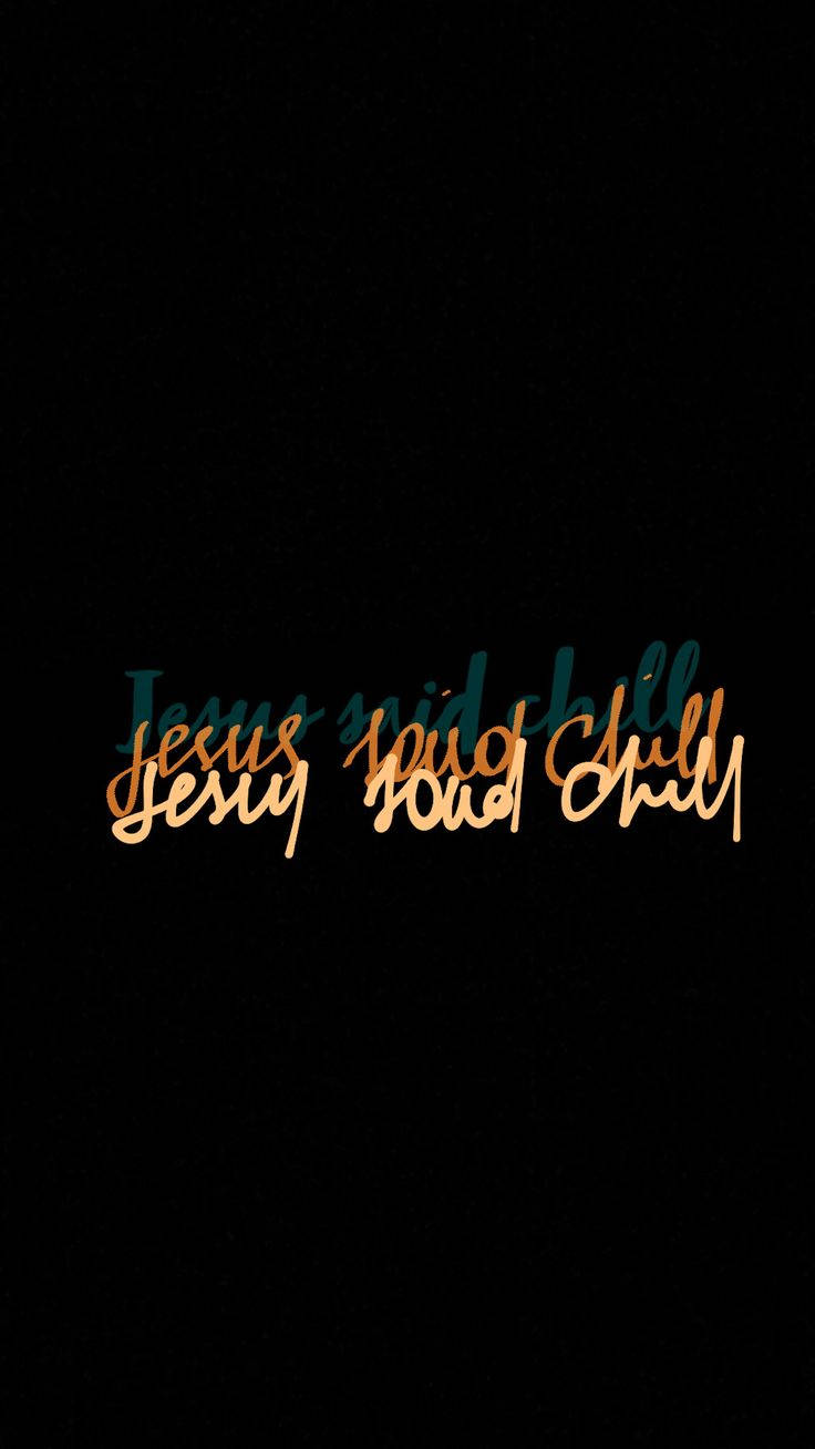 Cute Jesus Chill Background