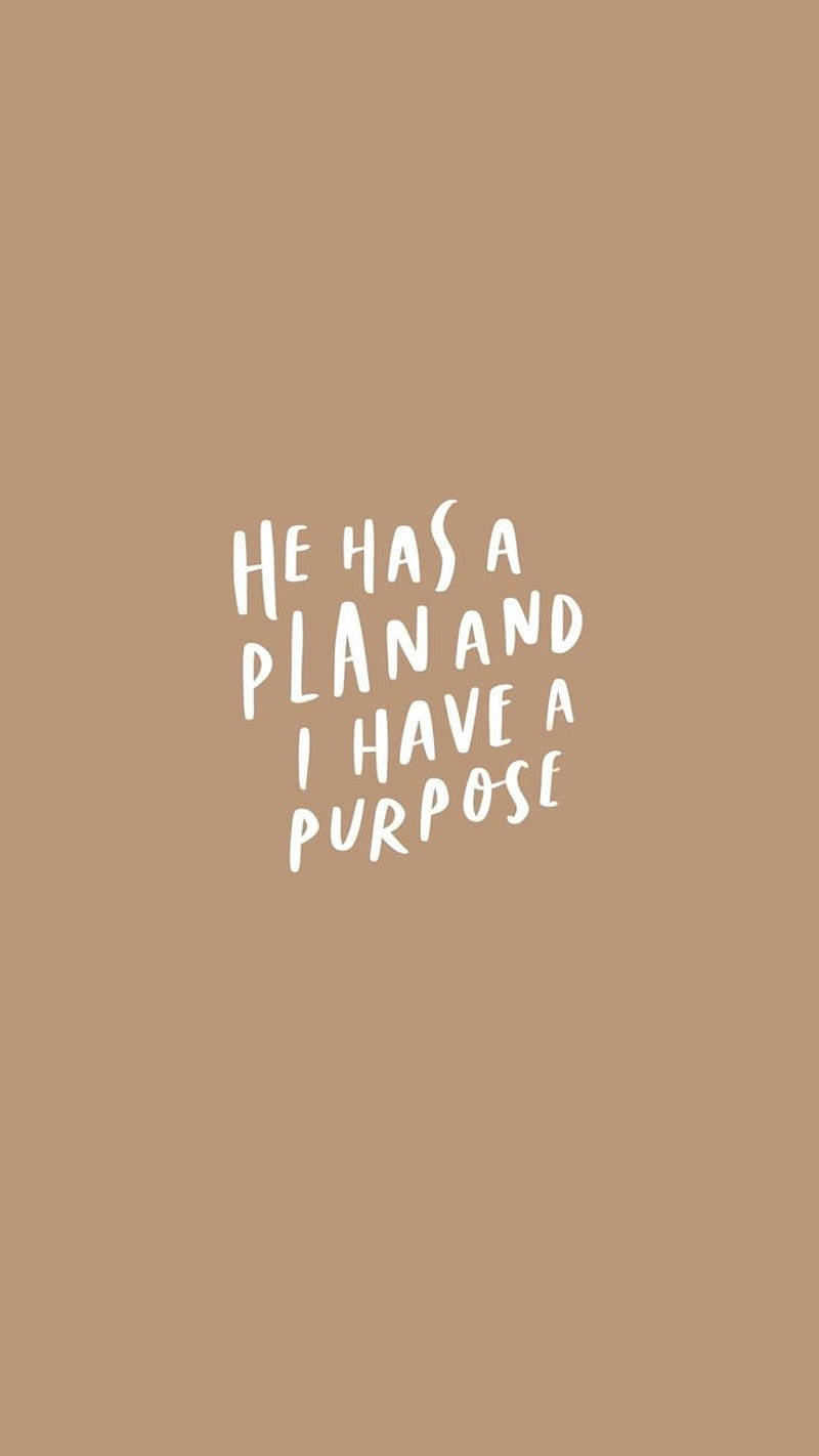 Cute Jesus Plan And Purpose Background
