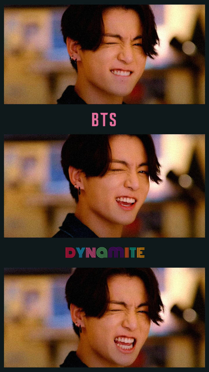 Cute Jungkook Bts Dynamite Collage Background