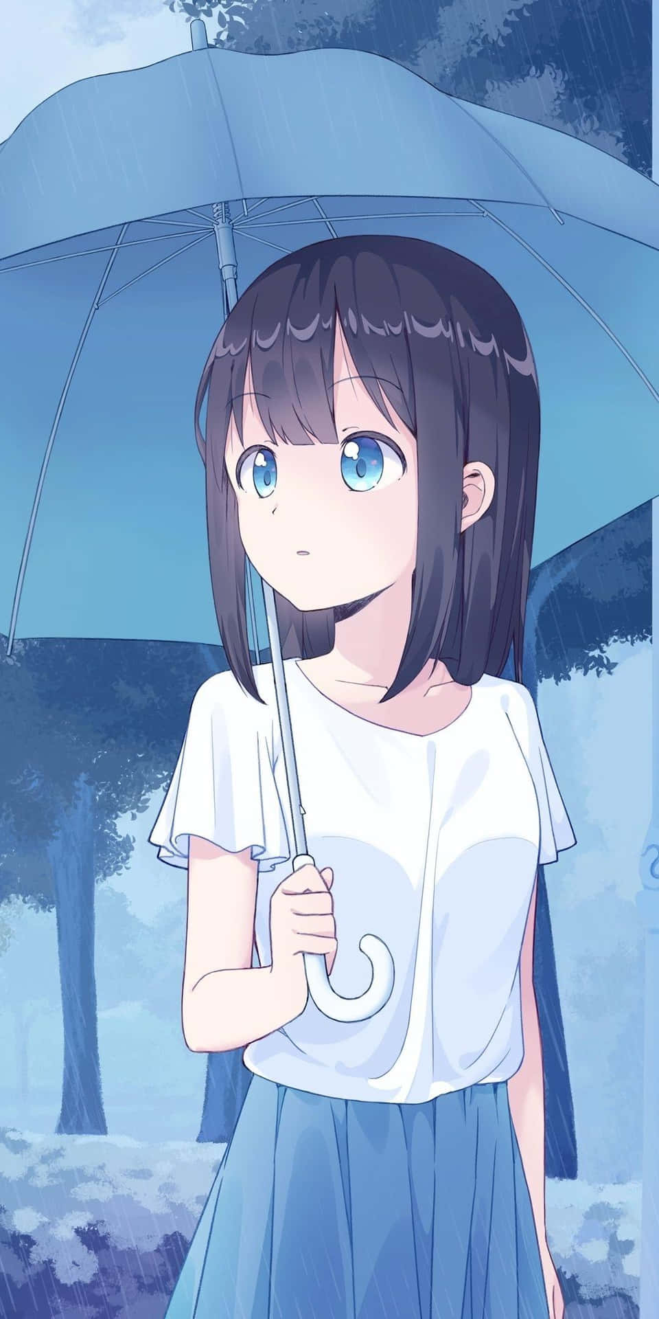 Cute Kawaii Anime Girl Iphone Theme Background
