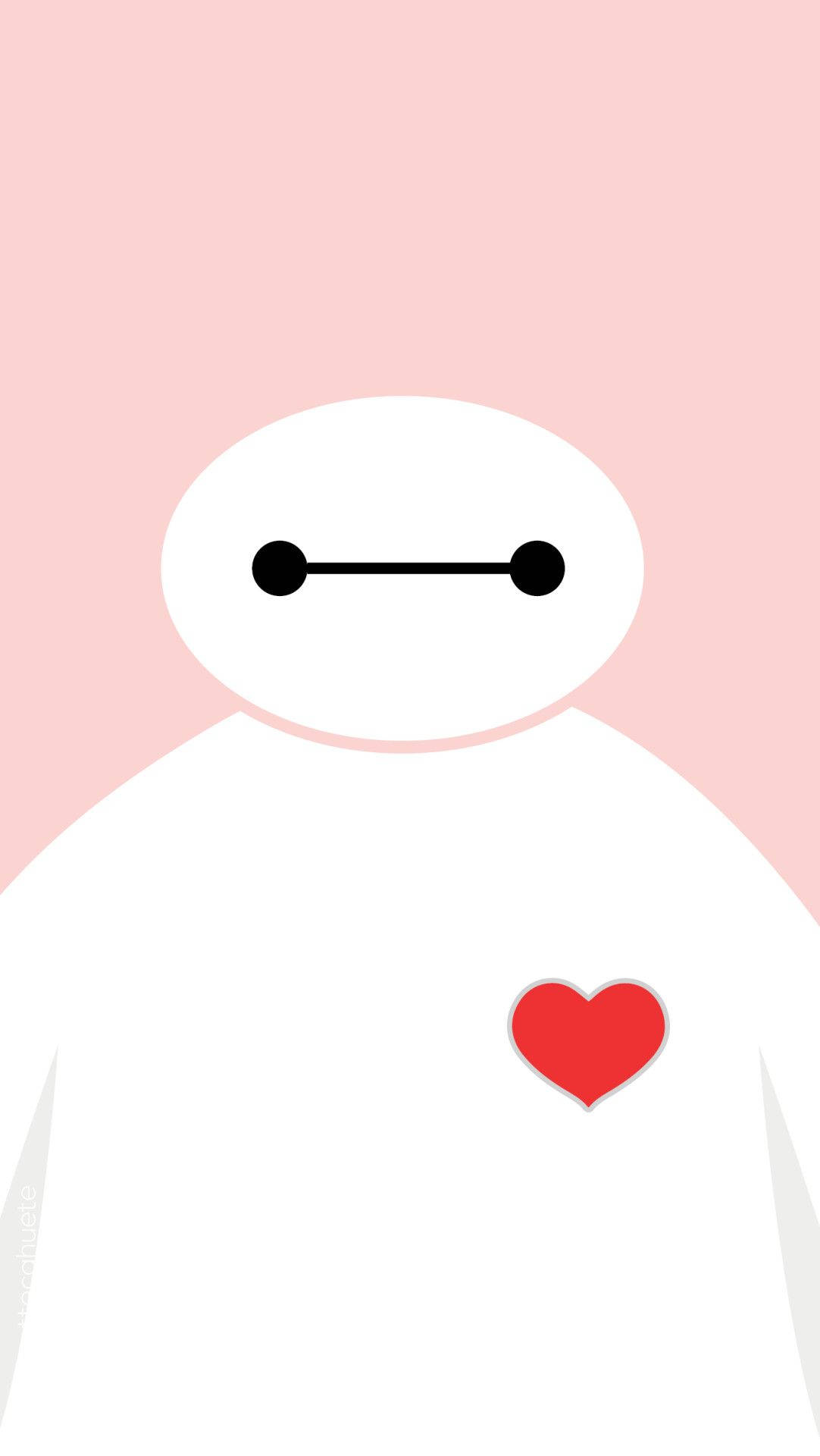 Cute Kawaii Baymax Background