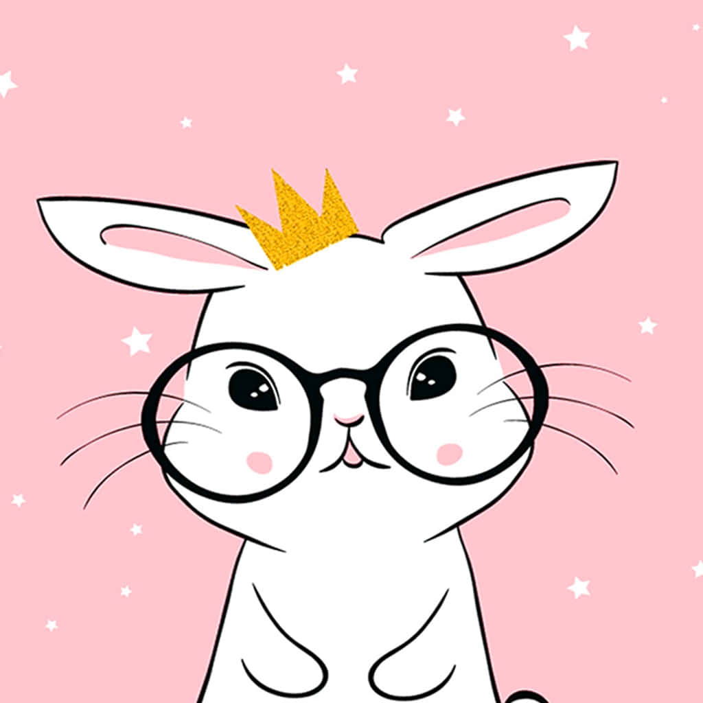 Cute Kawaii Bunny Ipad Background