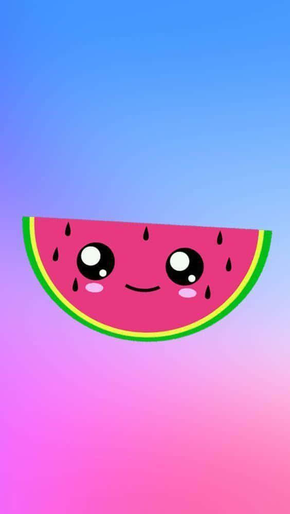 Cute Kawaii Watermelon Slice