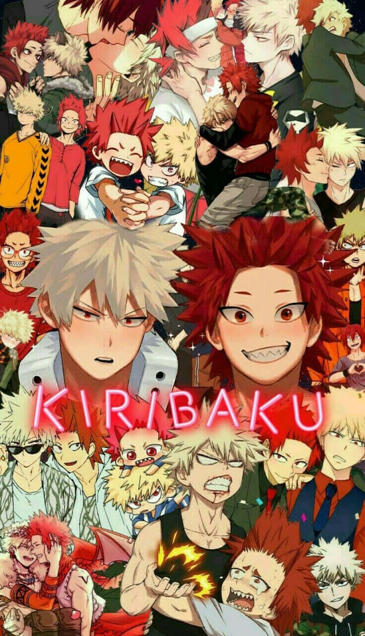 Cute Kirishima And Bakugou Background