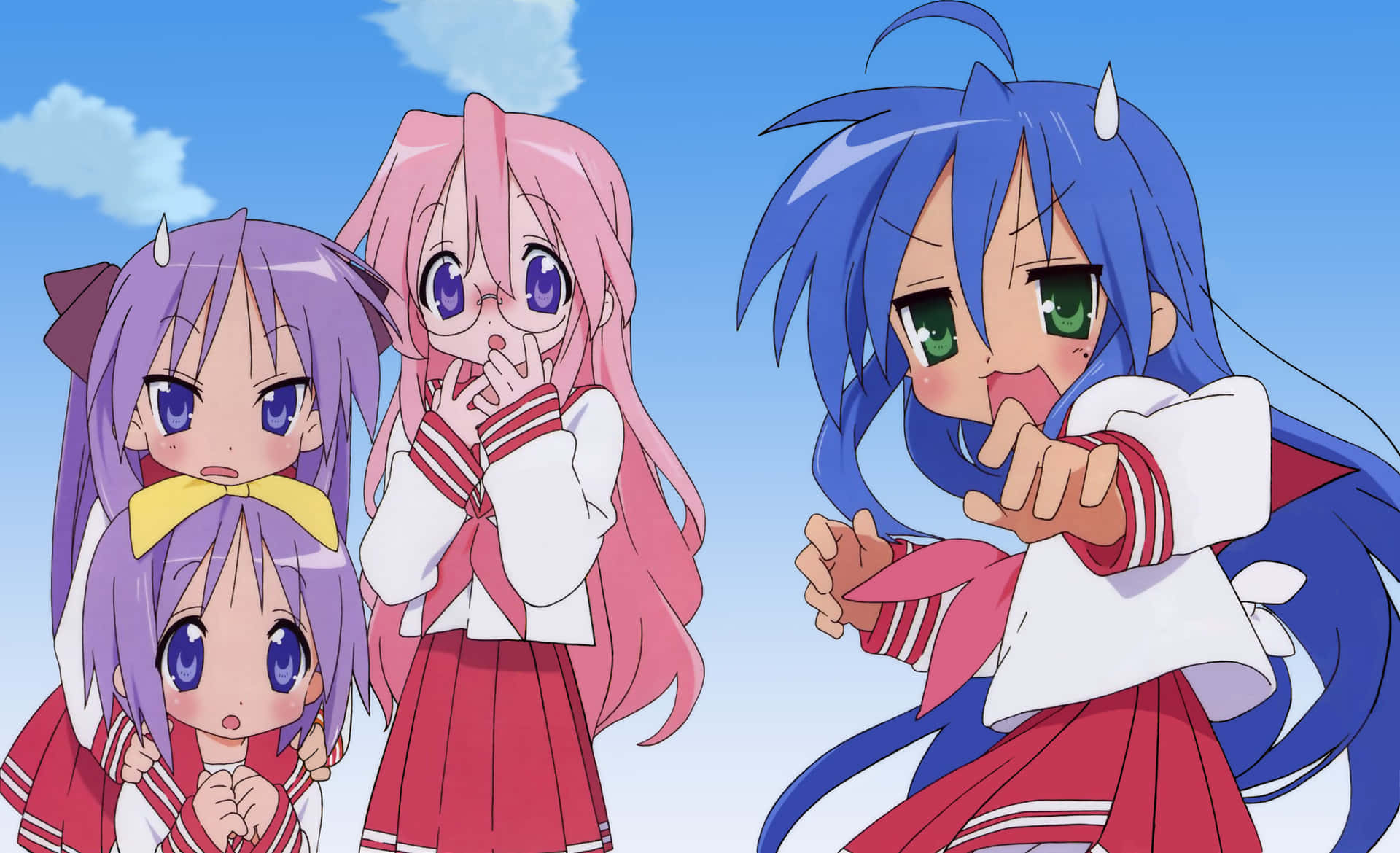 Cute Konata Izumi Lucky Star Animecore Background