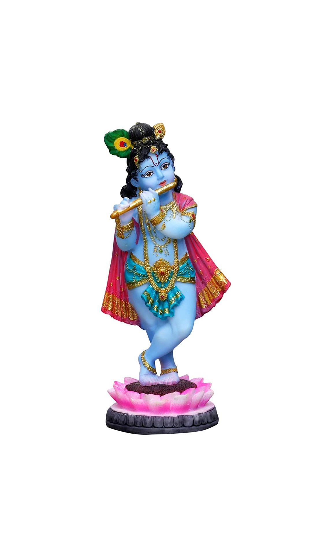 Cute Krishna Statue Background