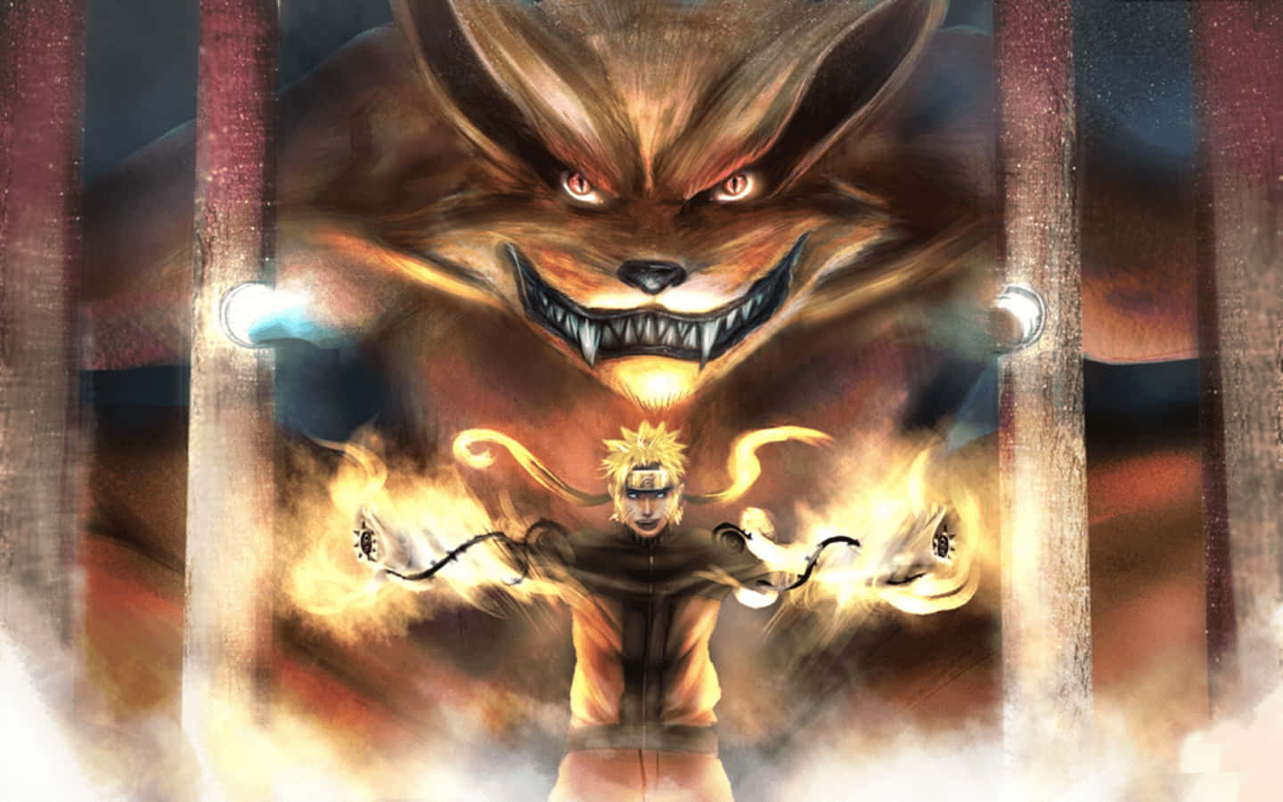 Cute Kurama For The Anime Fans Background
