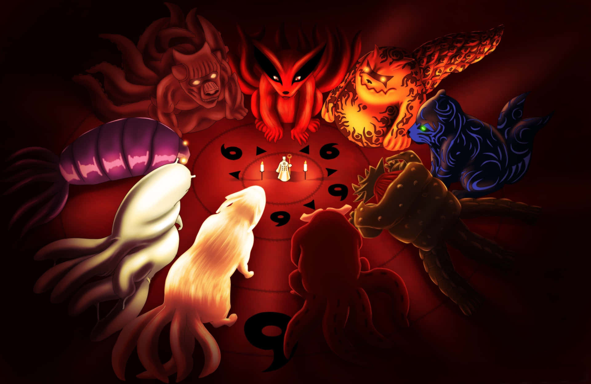 Cute Kurama Naruto Kitsune Background