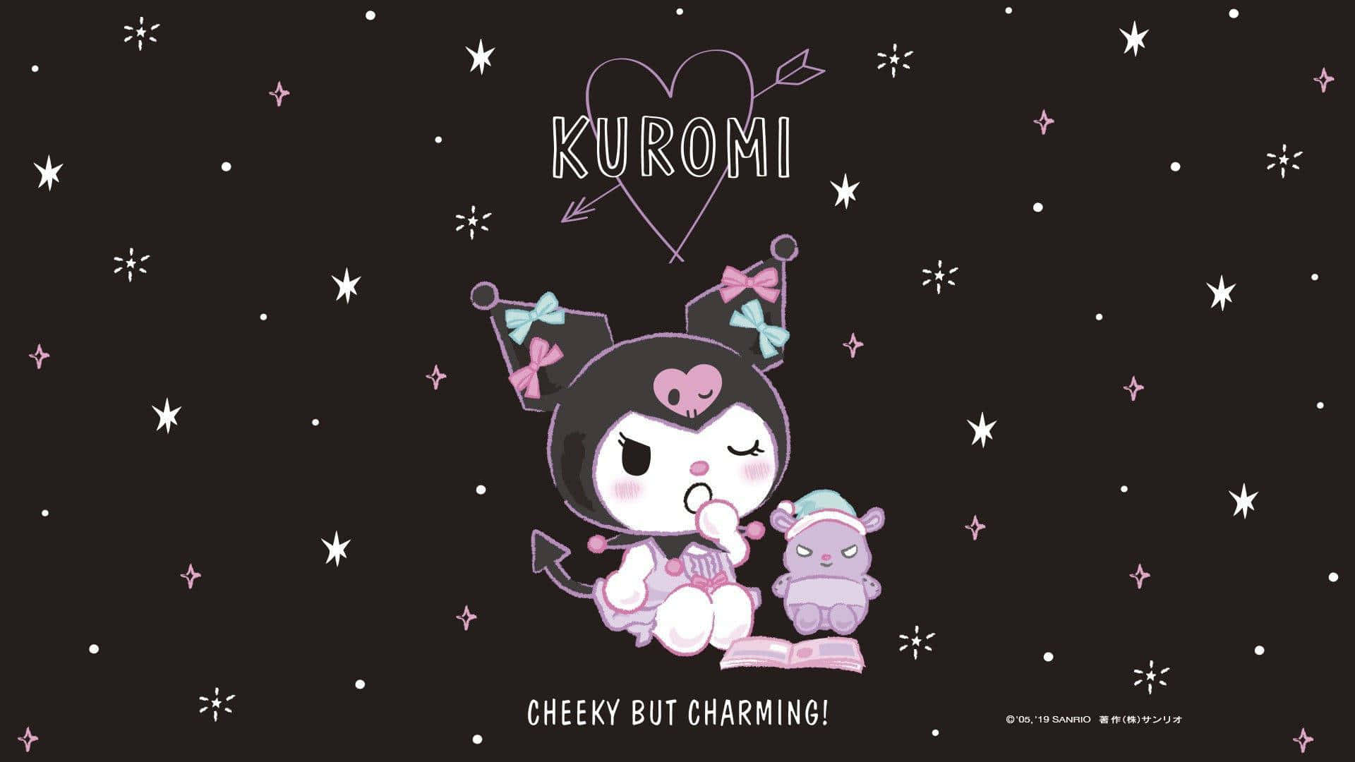 Cute Kuromi Black Sparkling