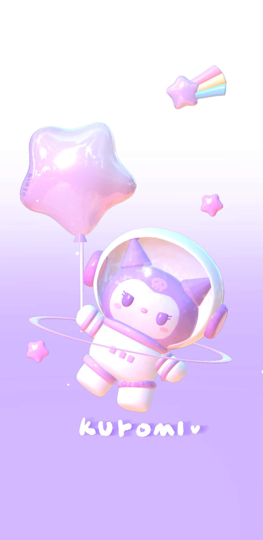 Cute Kuromi In A Spacesuit