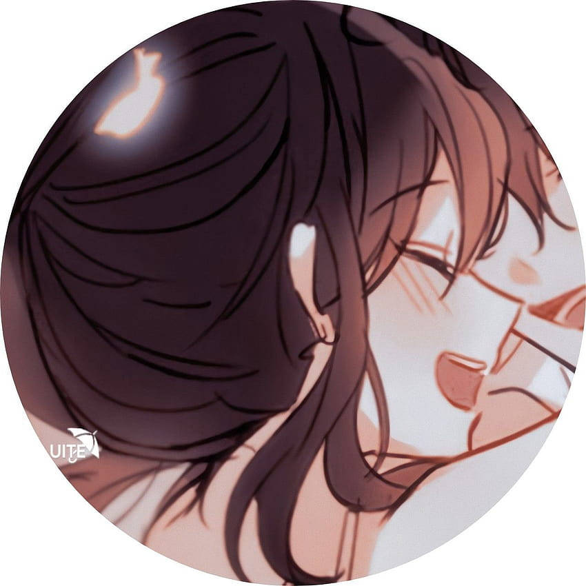 Cute Laughing Matching Pfp For Friends Background