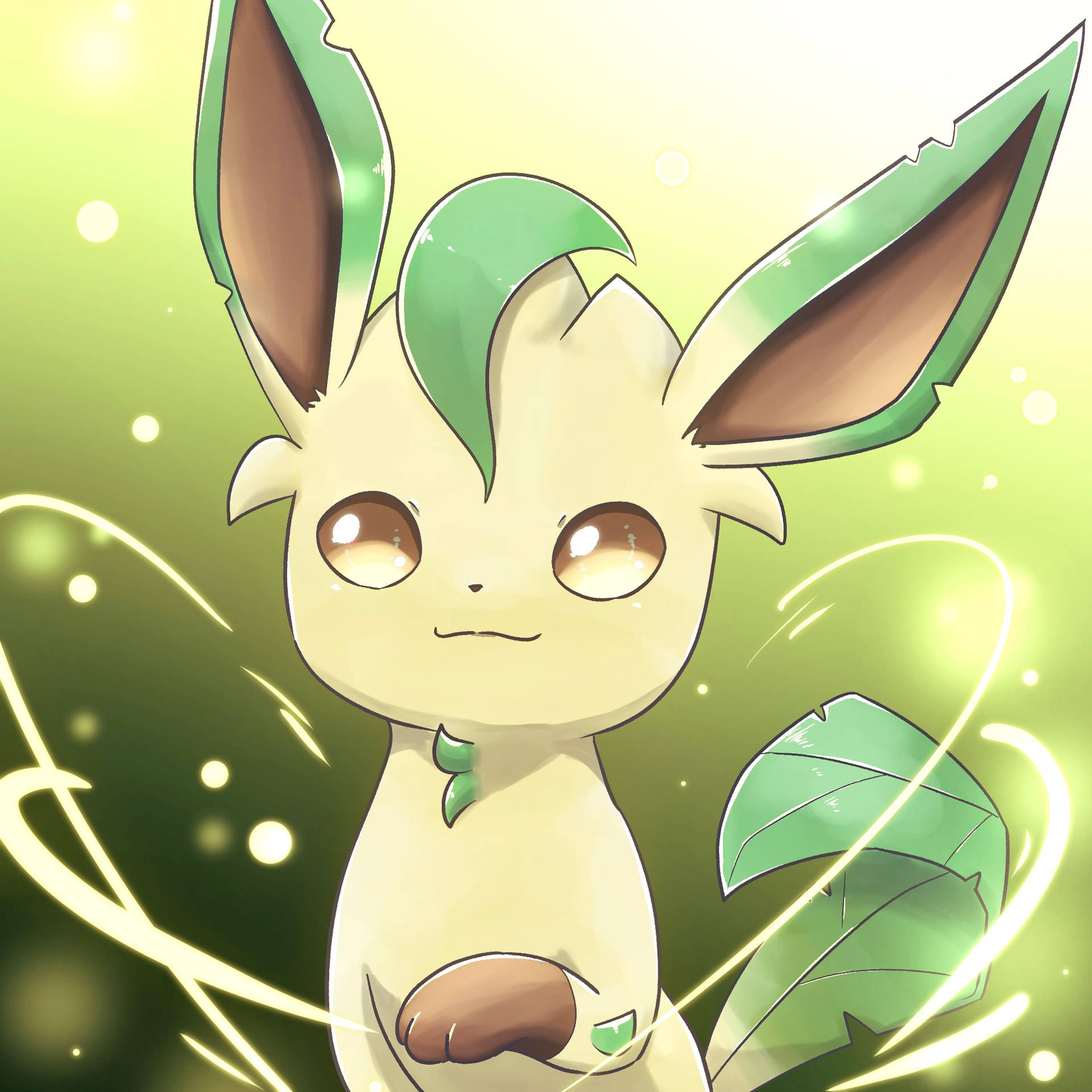 Cute Leafeon Portrait