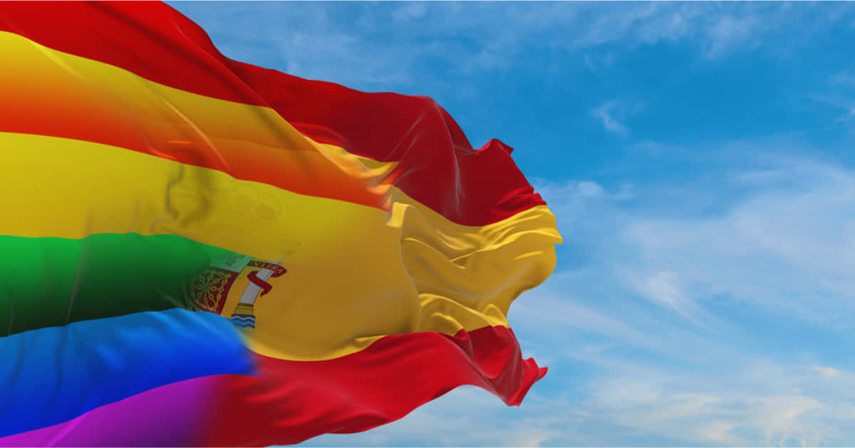 Cute Lgbt Flag Landscape Background