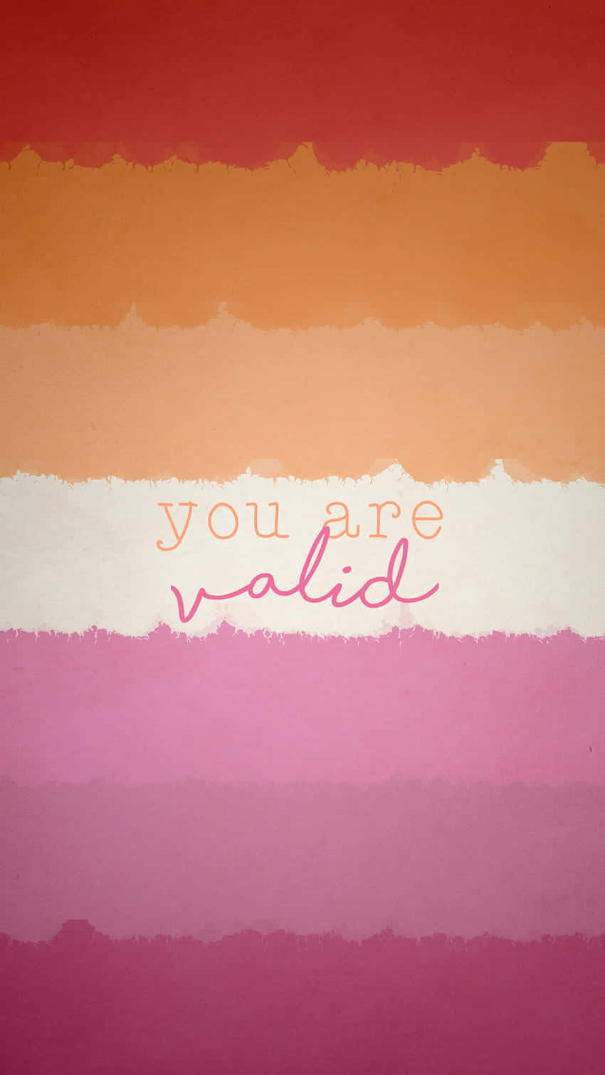 Cute Lgbt Lesbian Flag Quote Background