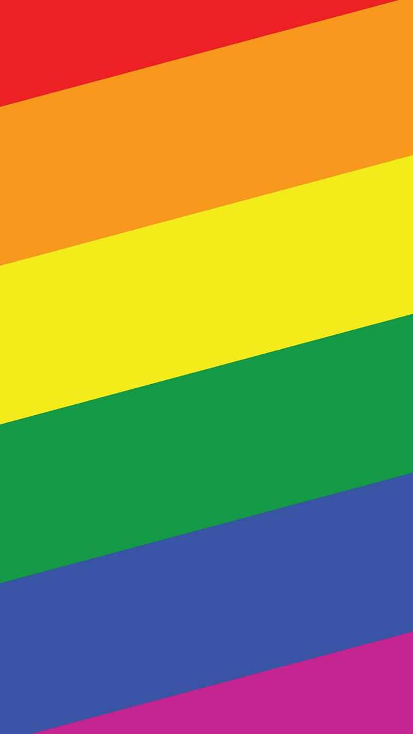 Cute Lgbt Lgbtiqa+ Rainbow Flag Background