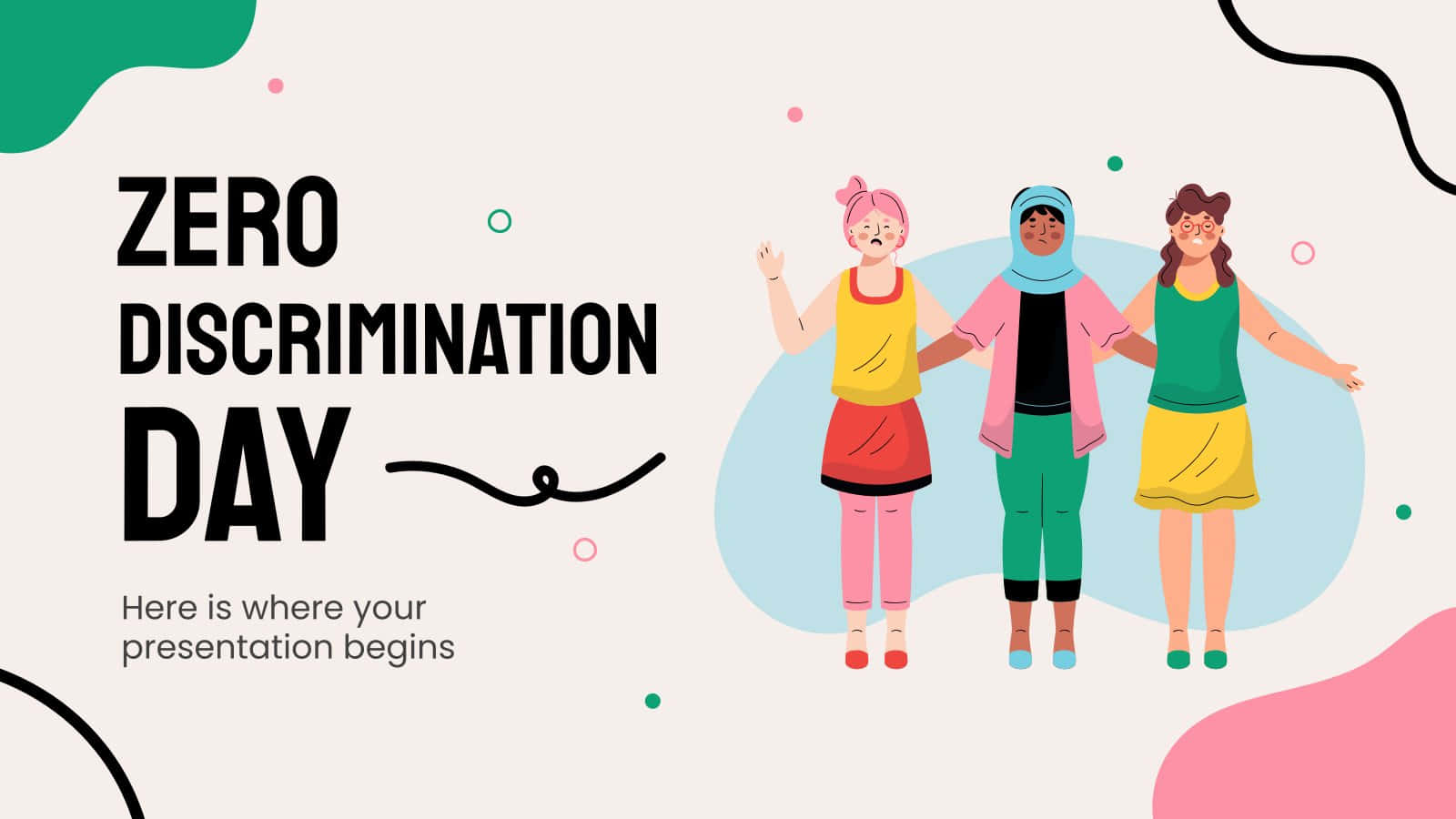 Cute Lgbt Zero Discrimination Day Vector Art Background