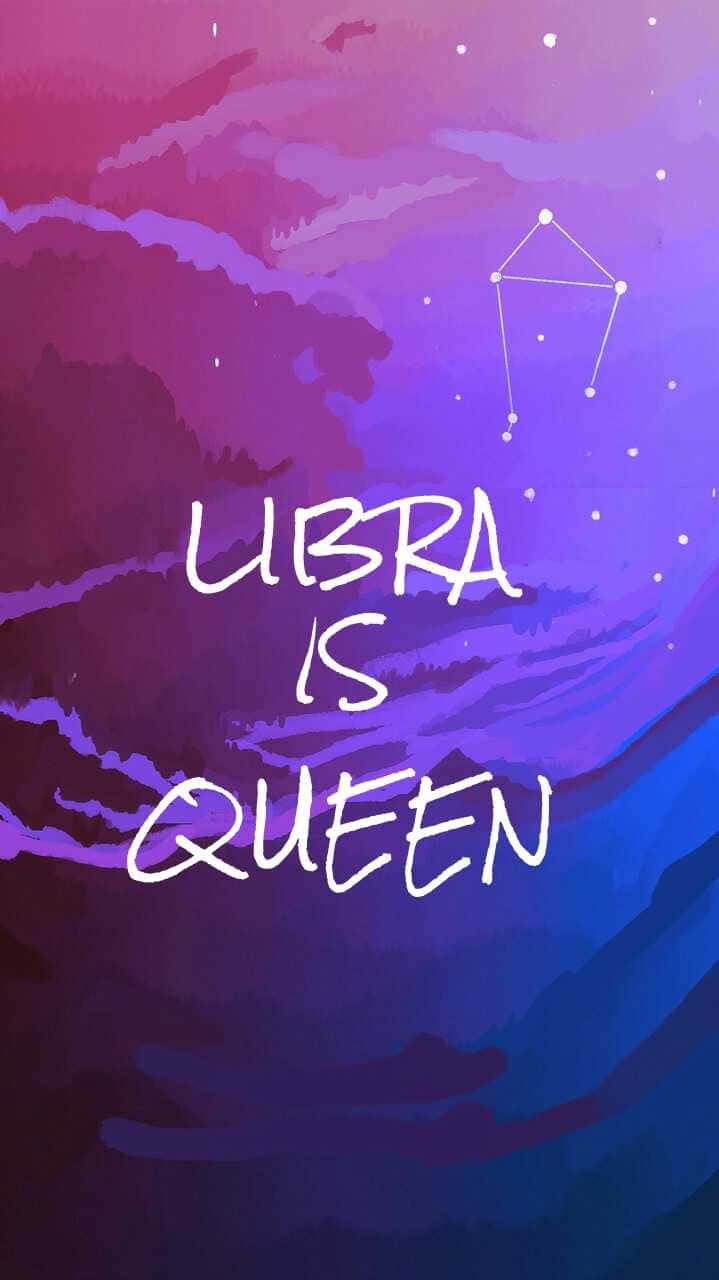 Cute Libra Zodiac Quote Digital Art Background