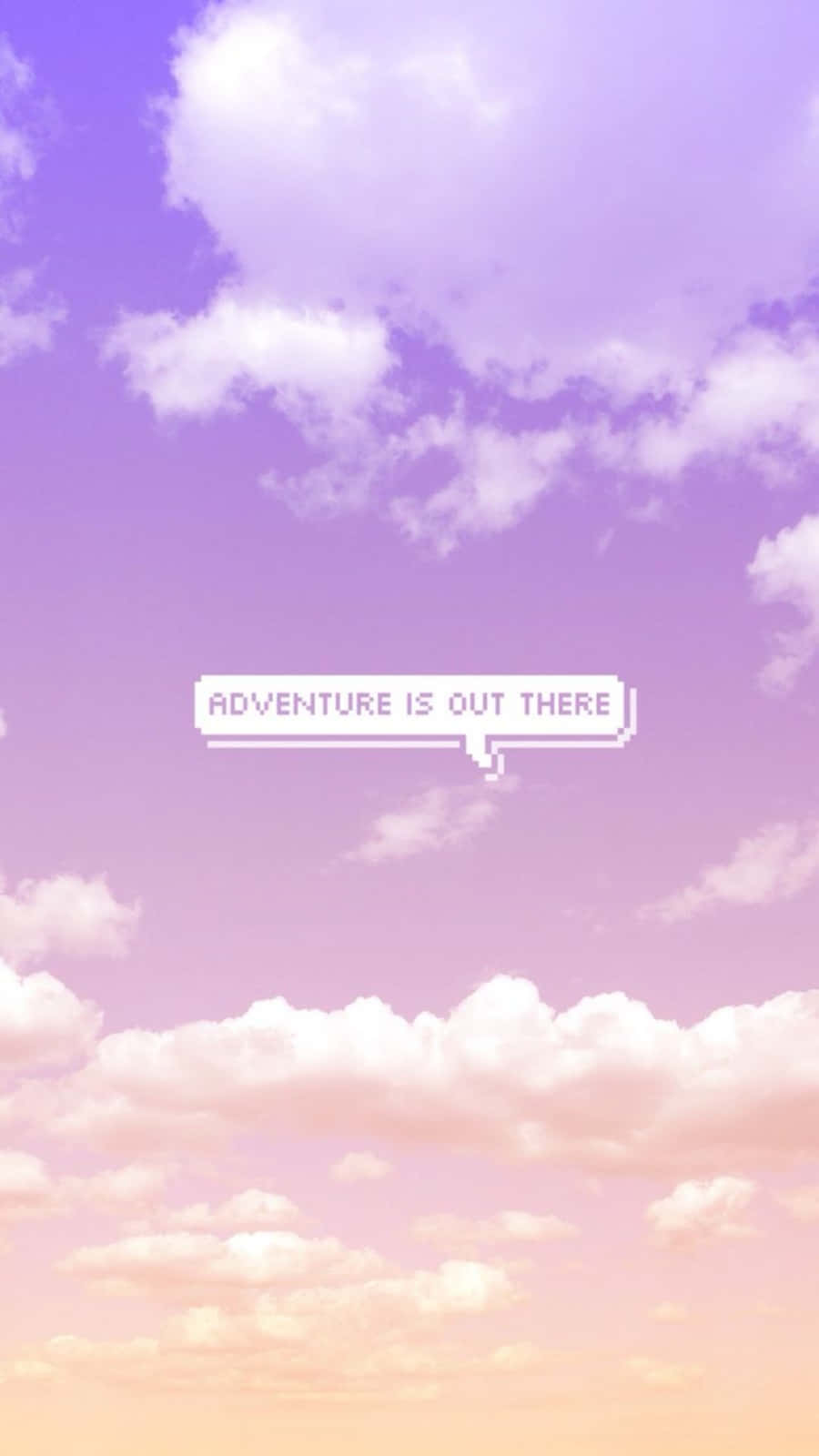 Cute Light Purple Adventure Clouds