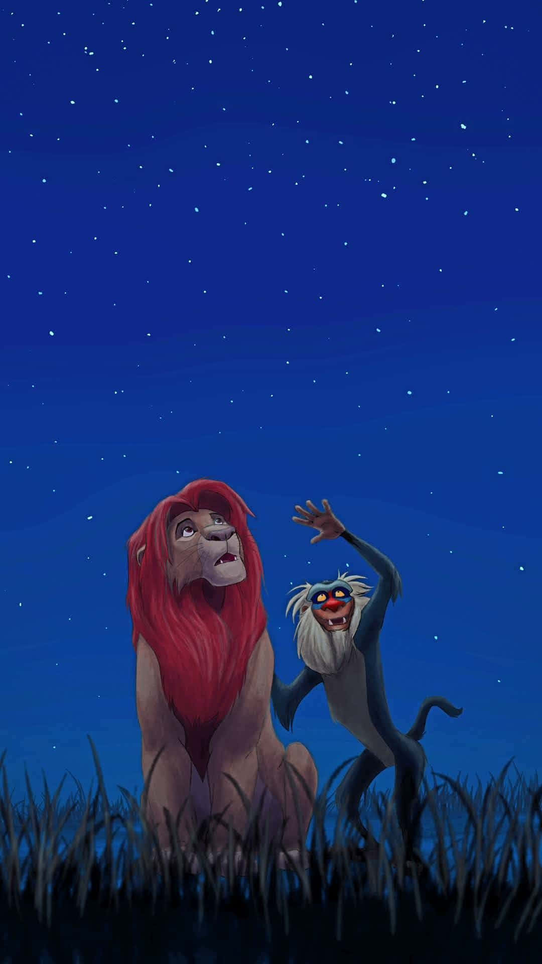 Cute Lion King Characters Simba And Rafiki