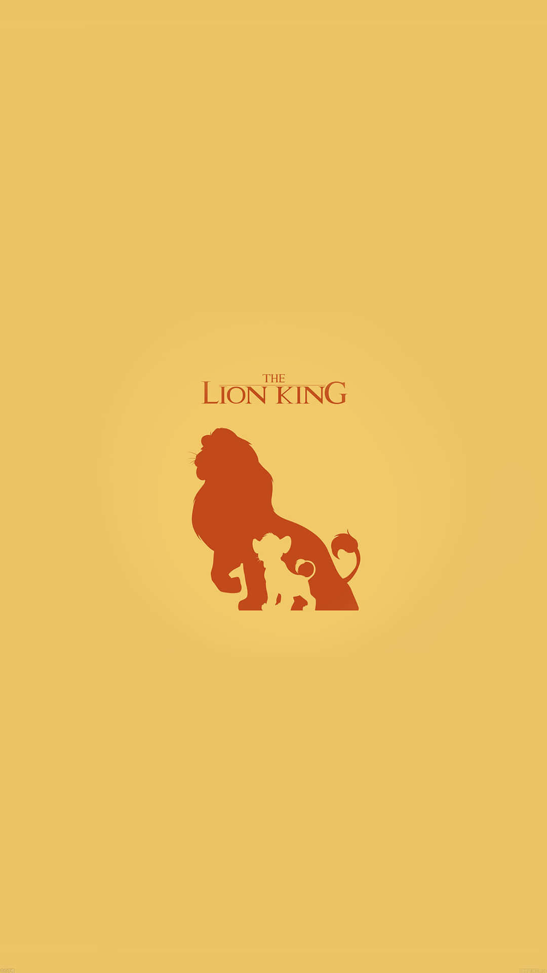 Cute Lion King Minimalist Poster