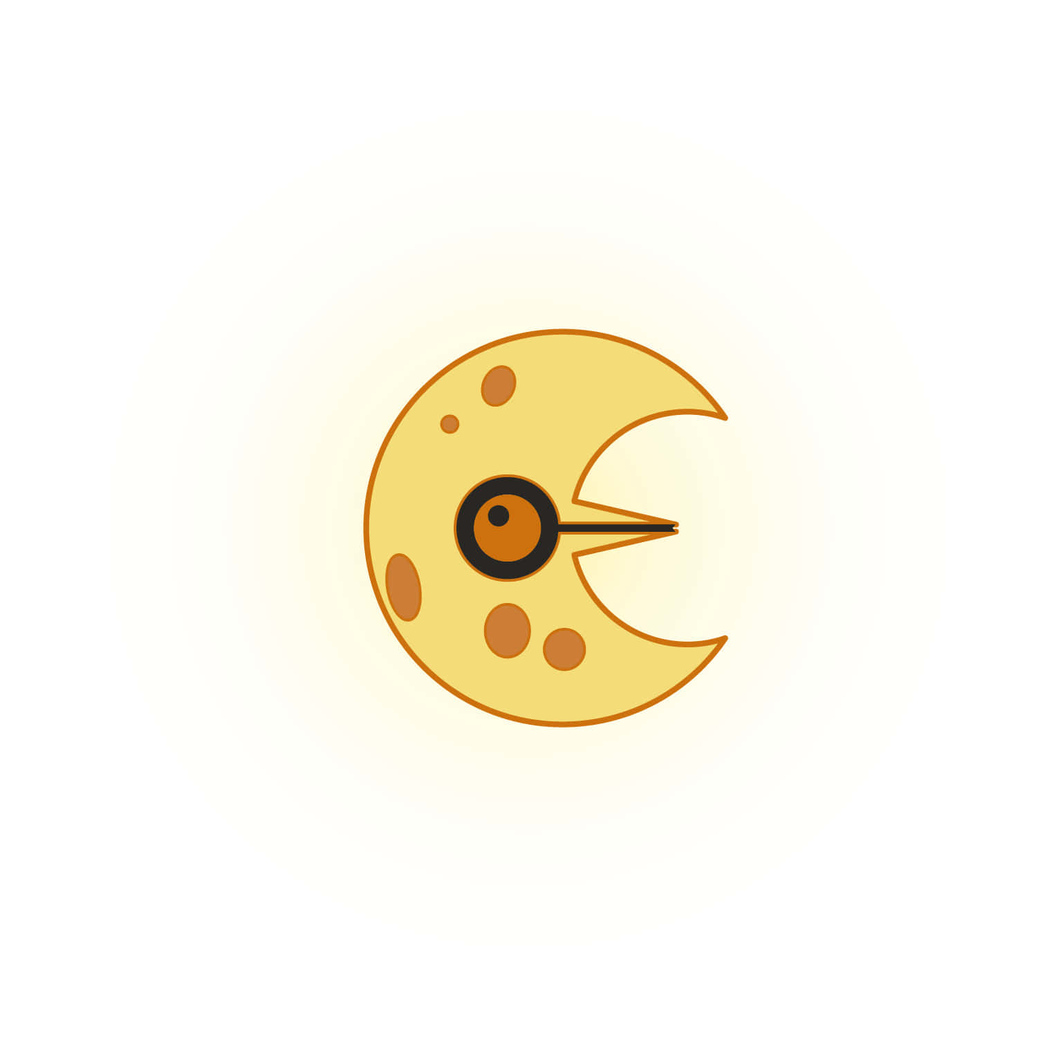 Cute Lunatone Minimalist Art Background