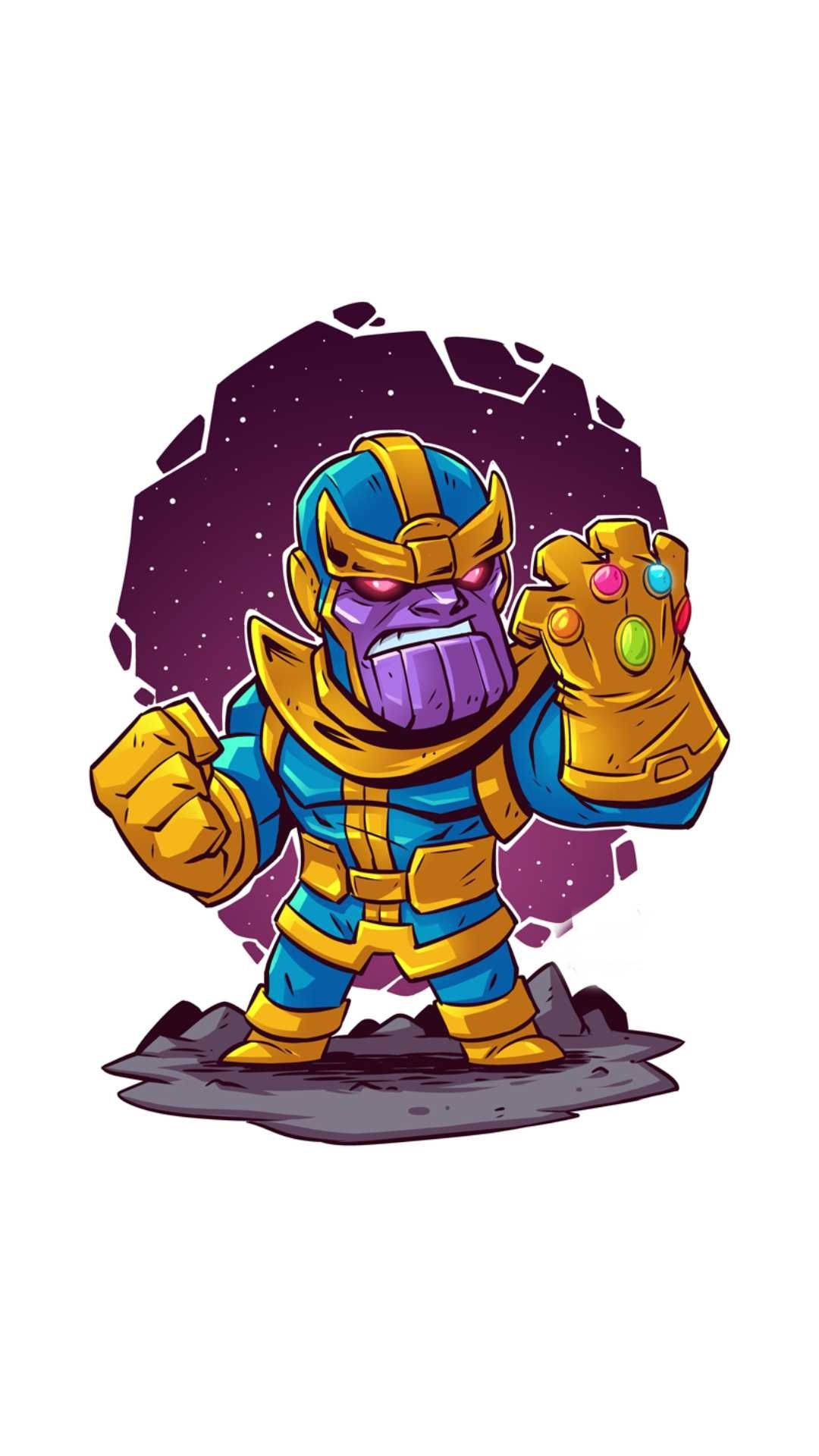 Cute Marvel Thanos Infinity Gauntlet Background