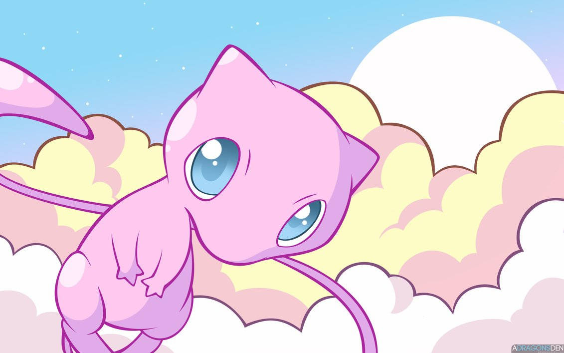 Cute Mini Shiny Mewtwo Background