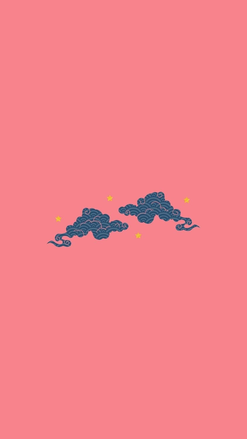 Cute Minimalist Cloud Background