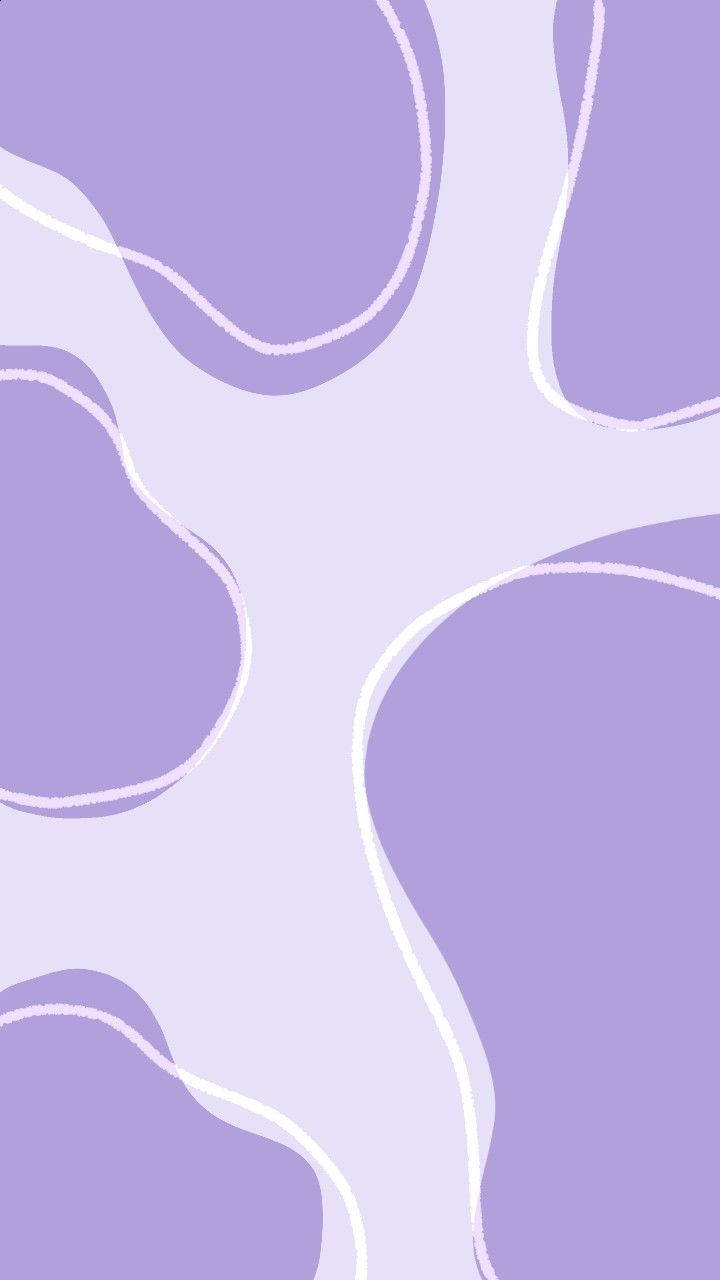 Cute Minimalist Purple Iphone Background