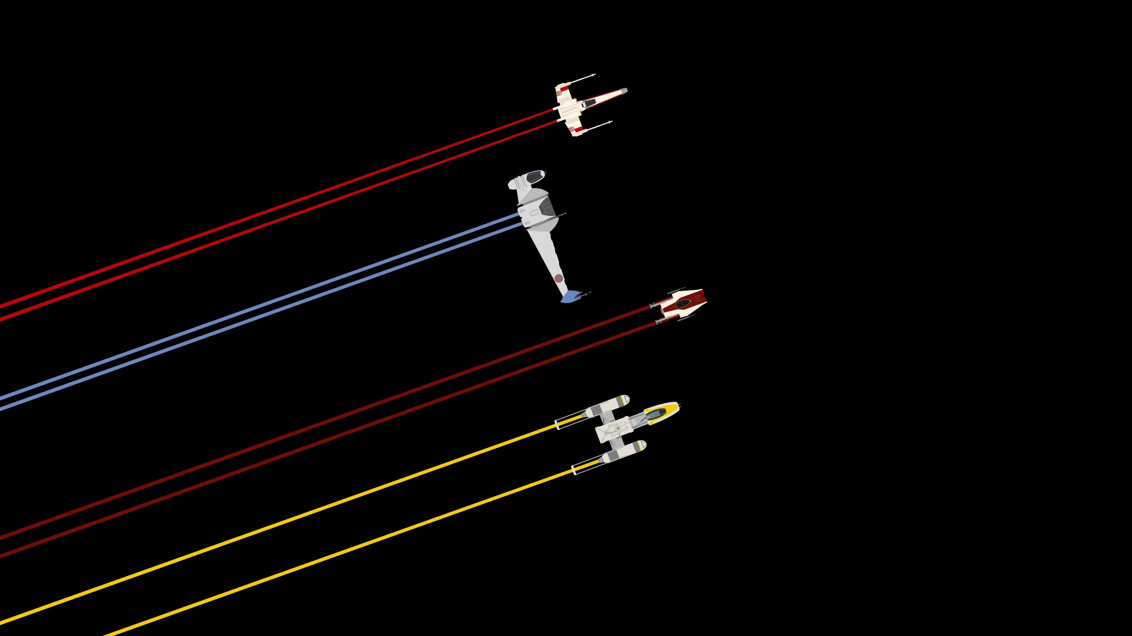 Cute Minimalist Star Wars Tie Fighter Aircraft