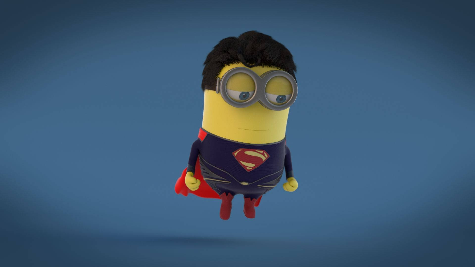Cute Minion Superman Phil Background