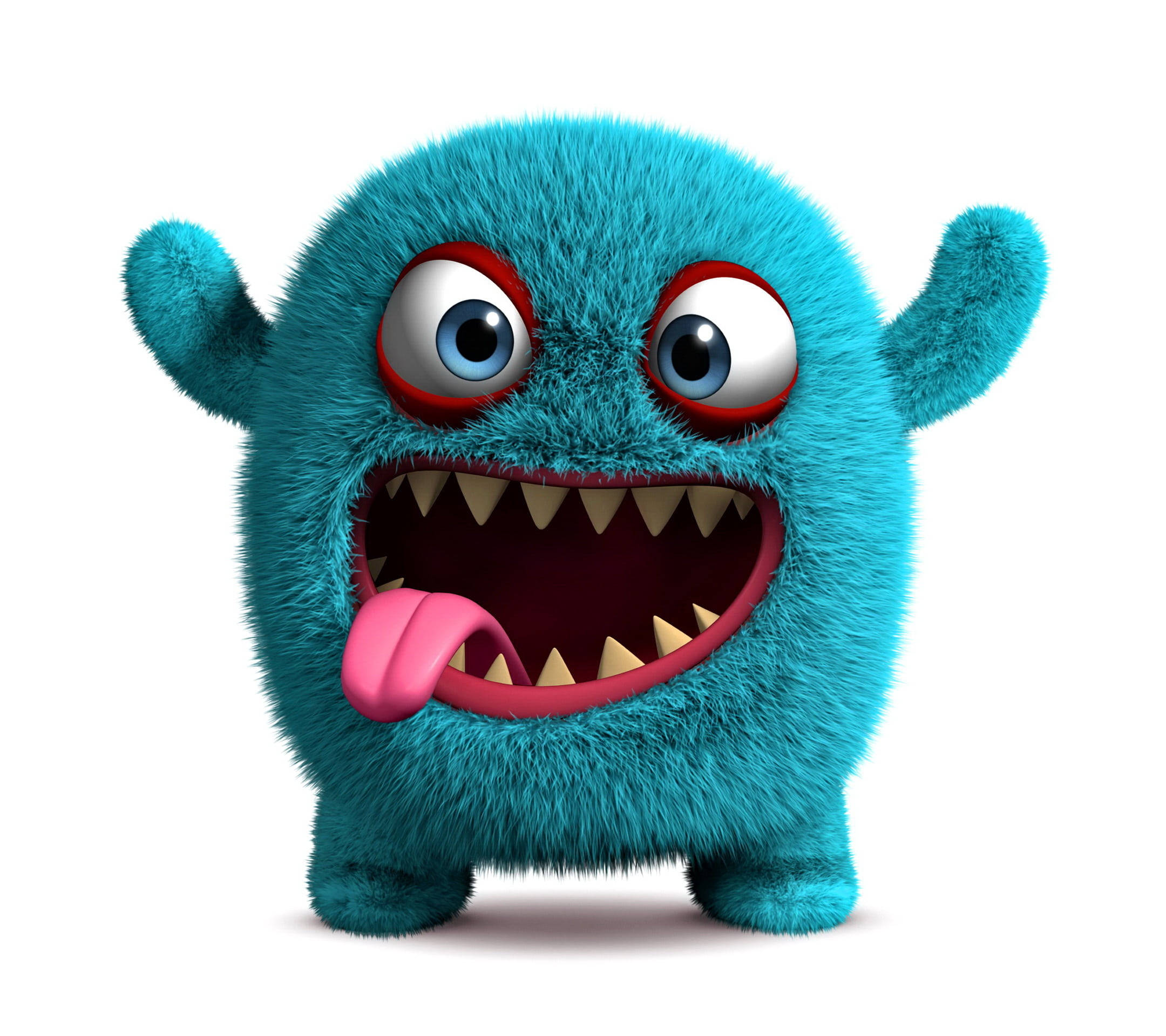 Cute Monster 3d Android Phone Background