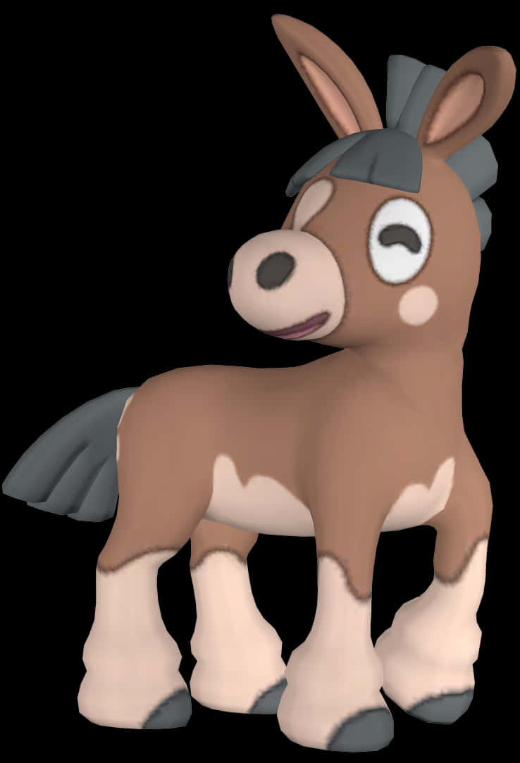 Cute Mudbray White Background Background