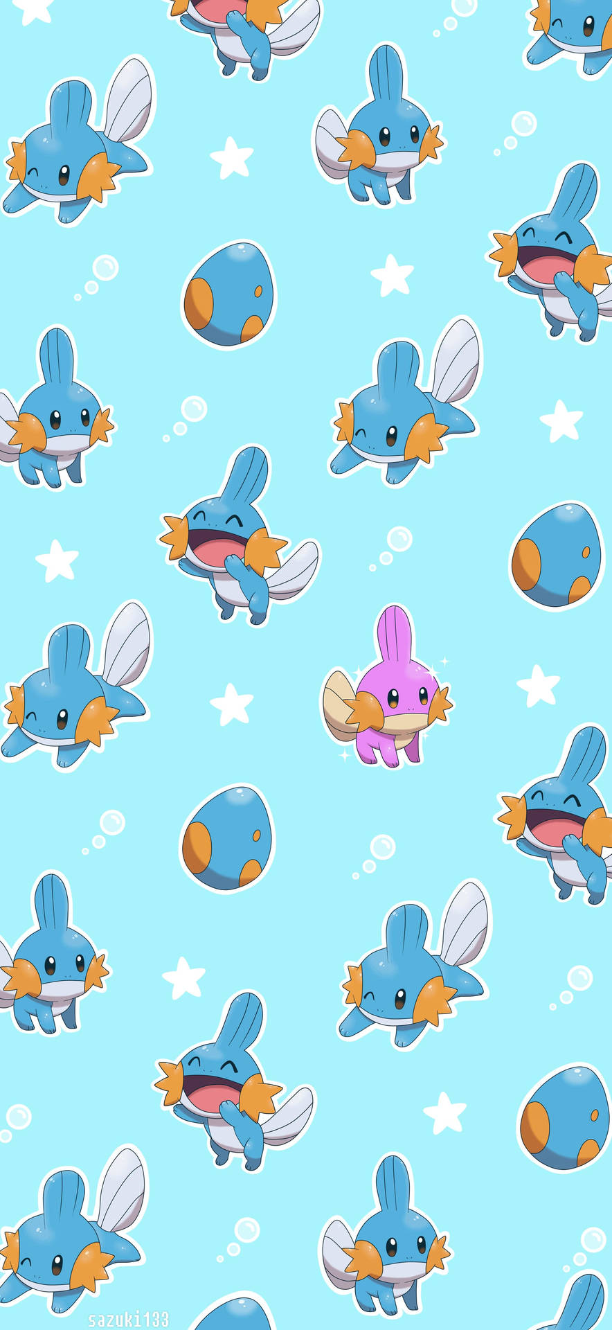 Cute Mudkip Iphone Background