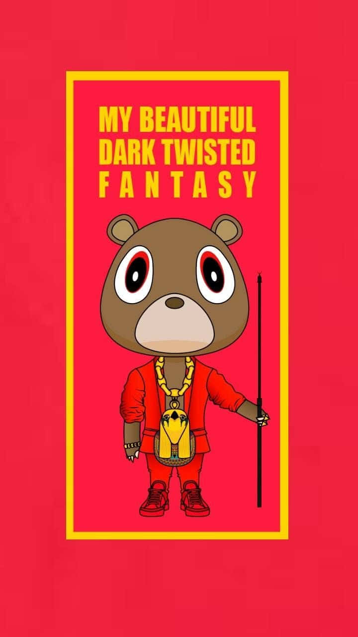 Cute My Beautiful Dark Twisted Fantasy Poster Background