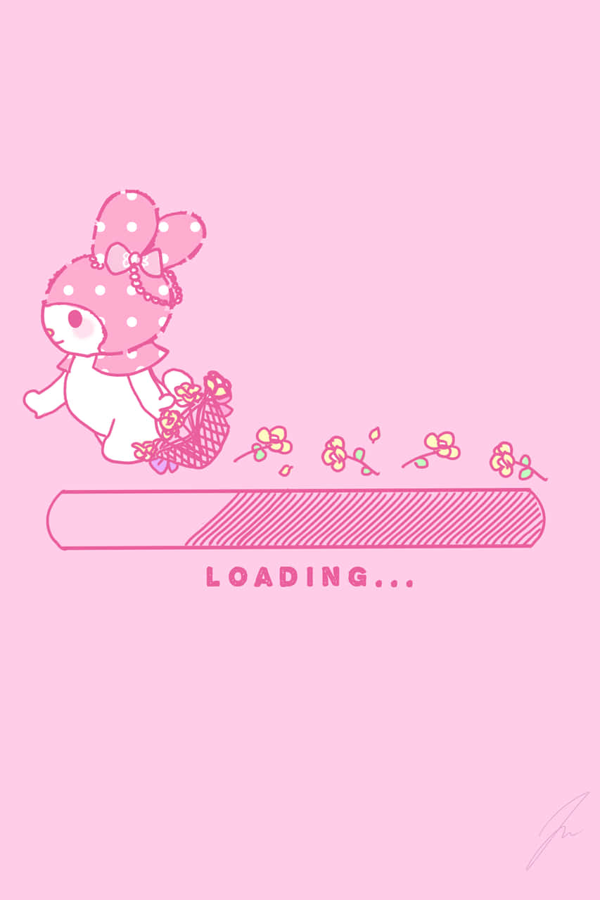 Cute My Melody Loading Art